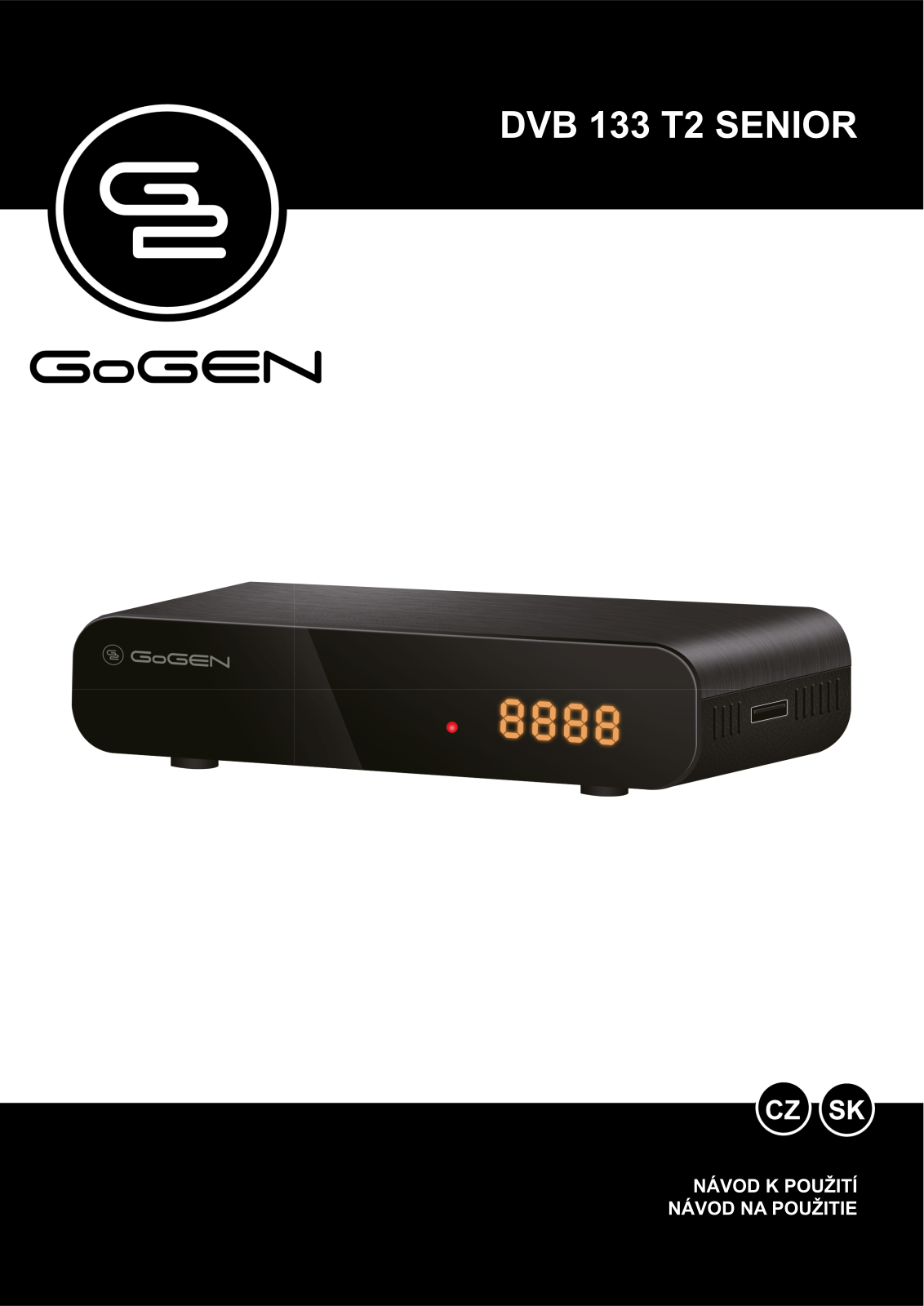 GoGEN DVB 133 T2 SENIOR User Manual