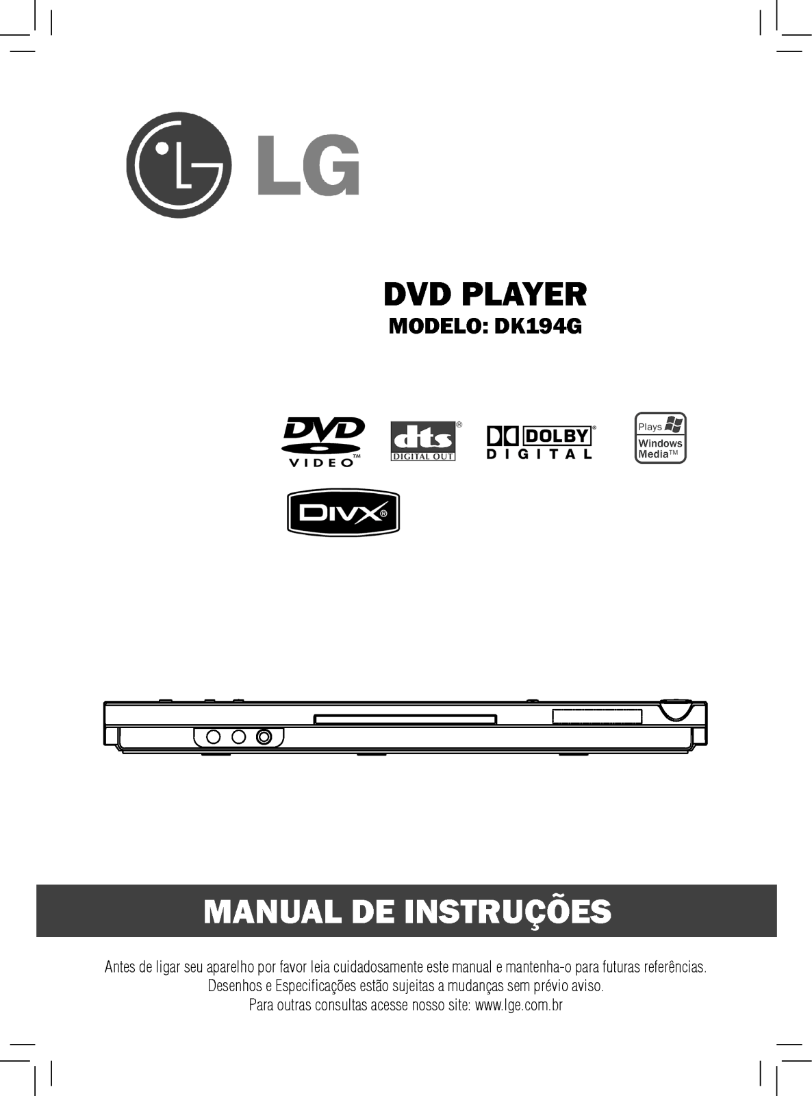 Lg DK194G User Manual