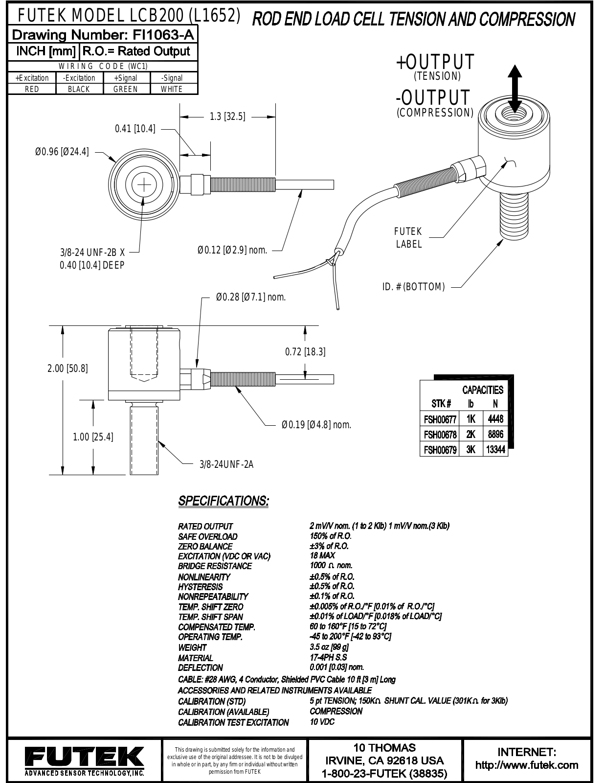 FUTEK LCB200 Service Manual