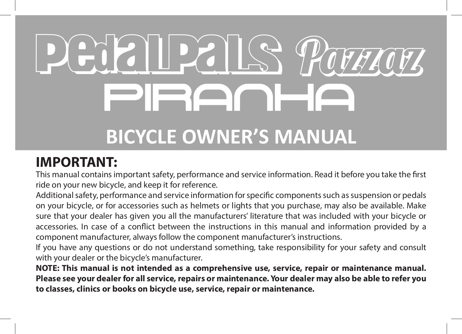 Argos Pazzaz ASSEMBLY INSTRUCTIONS