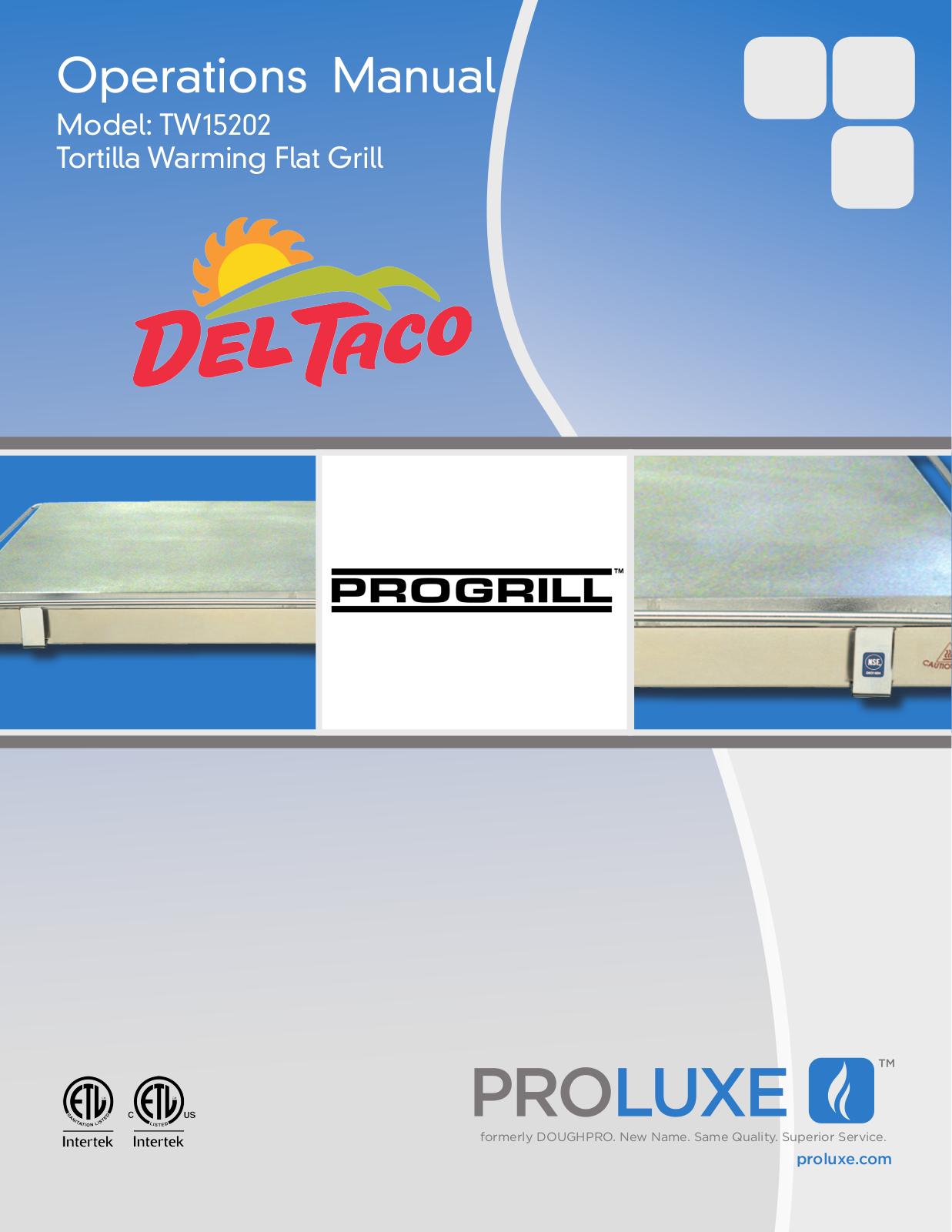 Doughpro Proluxe TW15202 User Manual