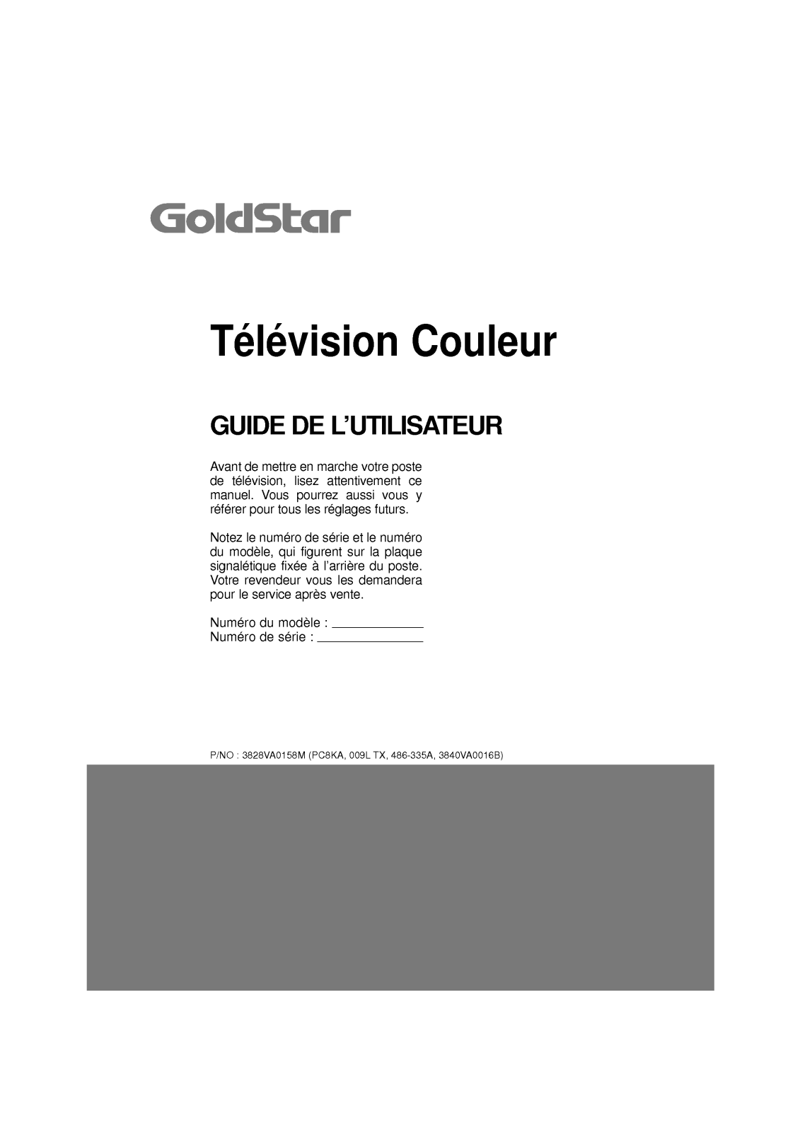 LG CL-29N32X, CL-29N42X User Manual