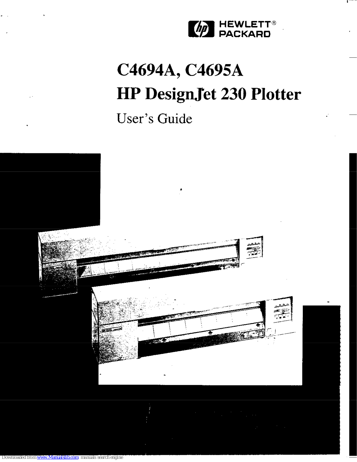 HP C4694A, C4695A User Manual