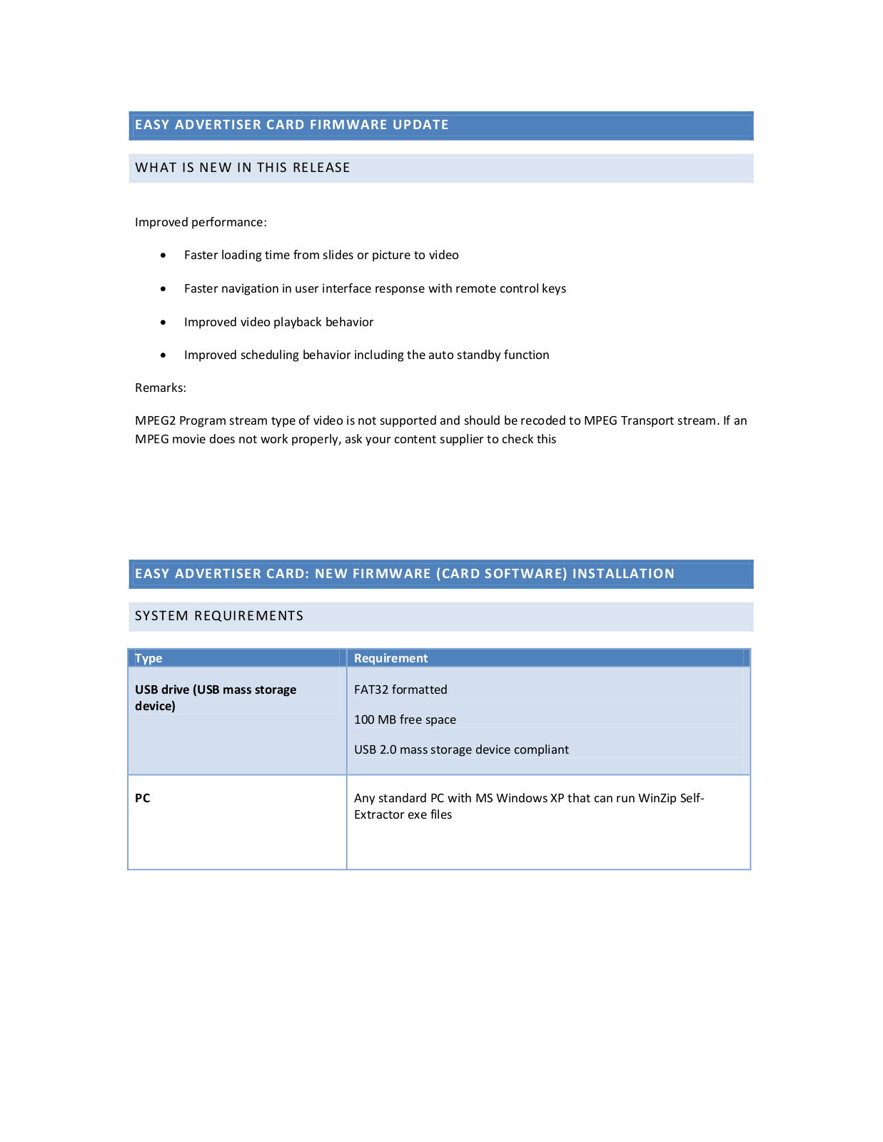 Philips CRD01/00 Firmware Upgrade Instruction