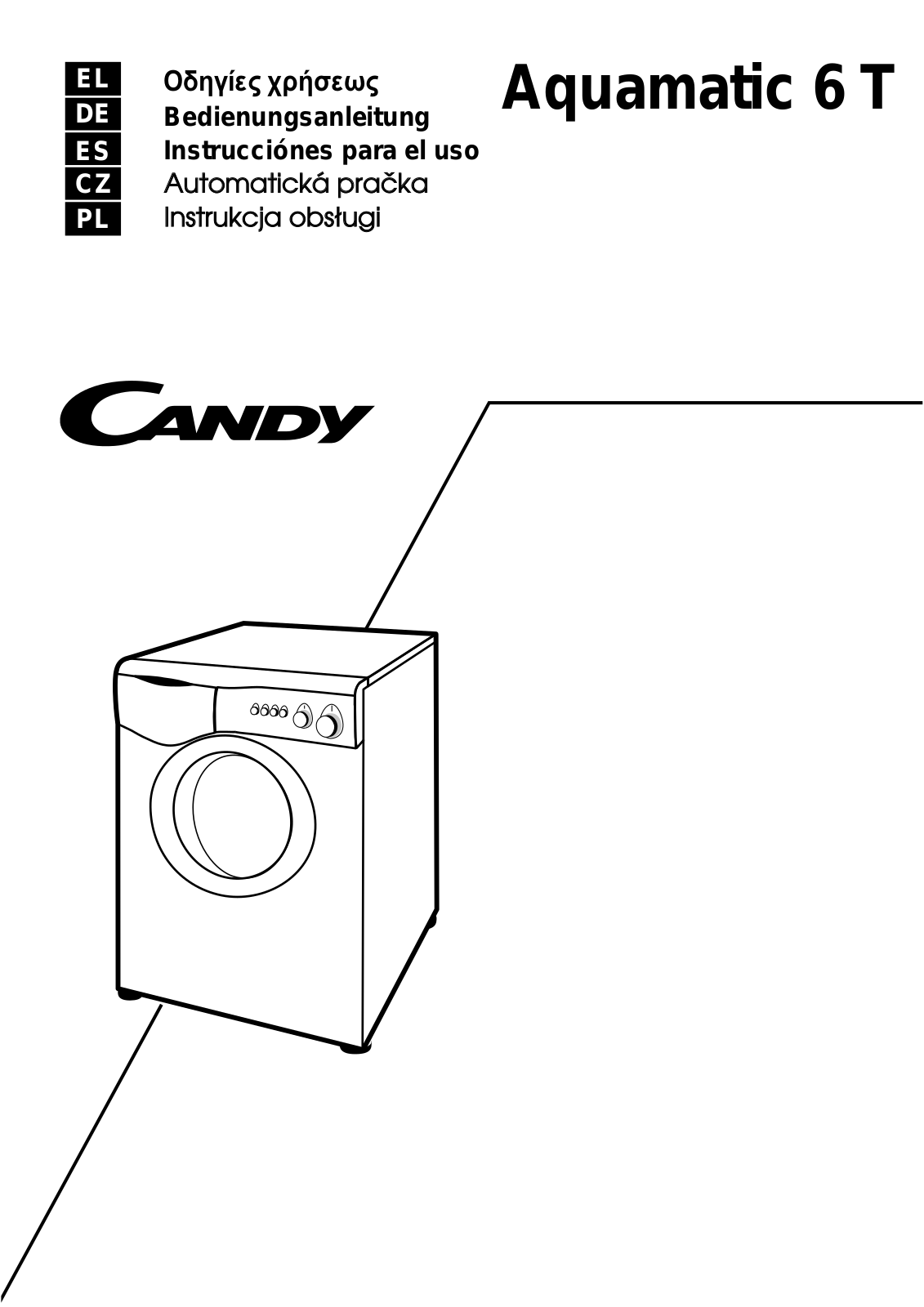 Candy Aquamatic 6 T User Manual