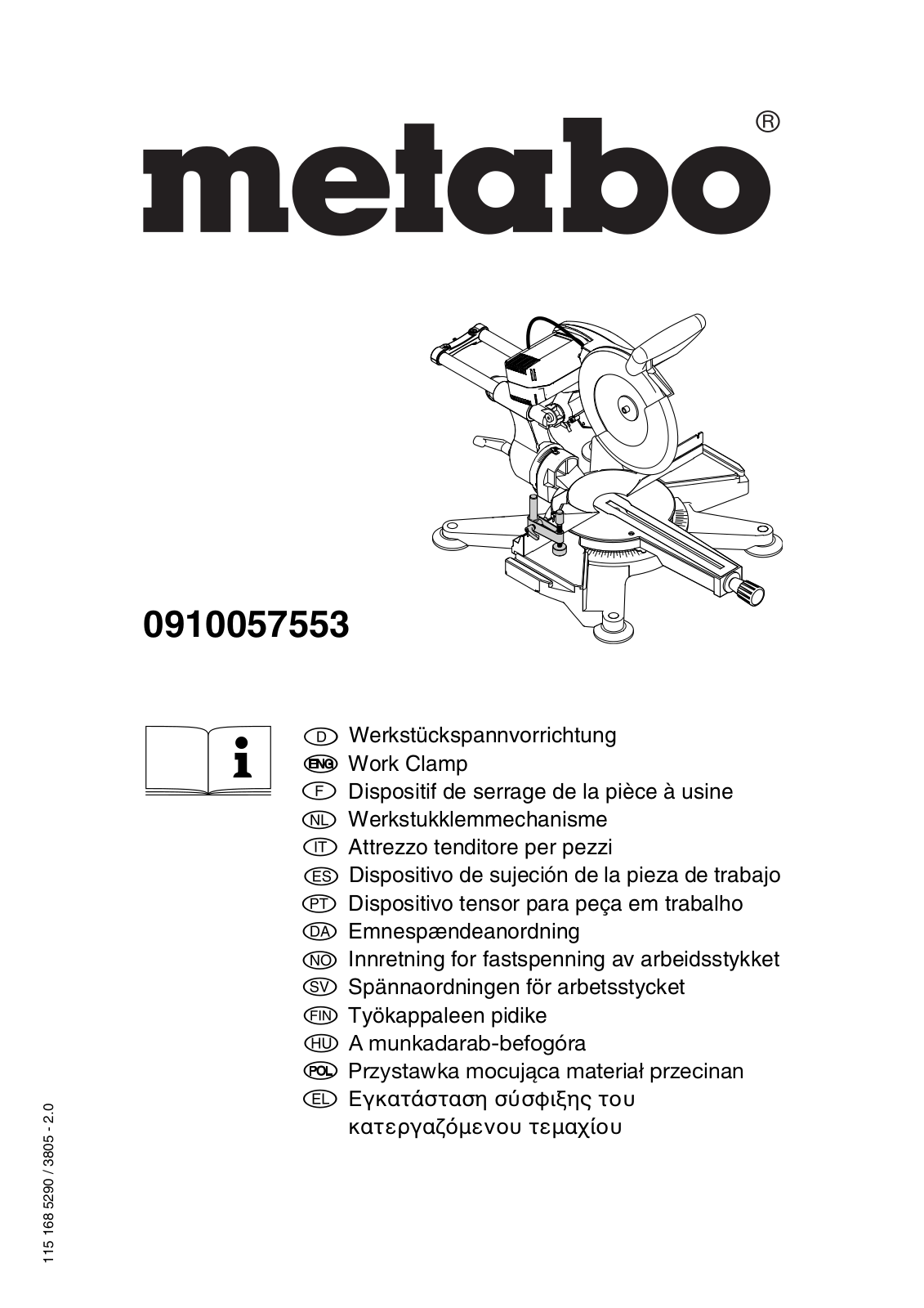 Metabo 0910057553 User guide - ManualMachine.com