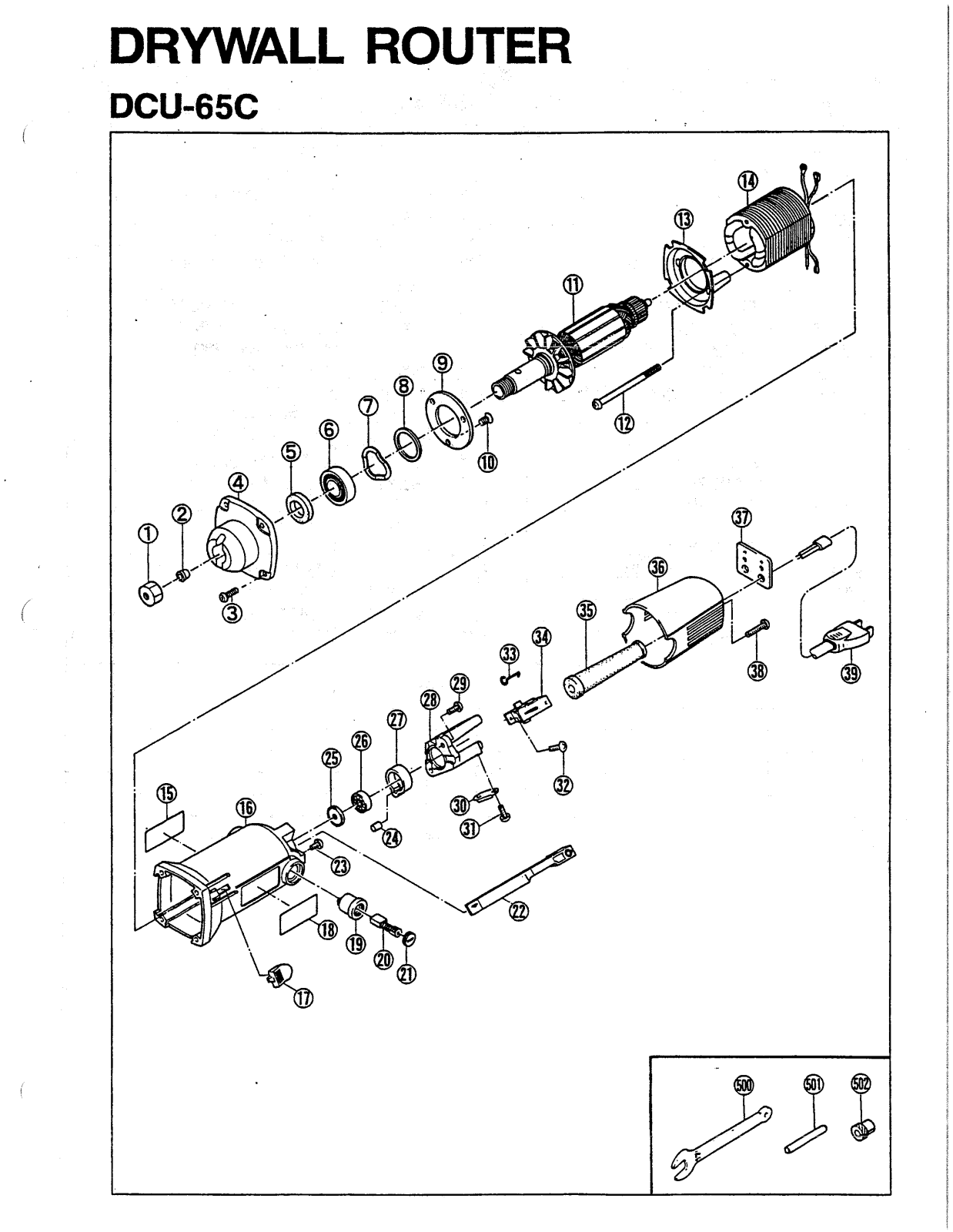 Ryobi DCU65C User Manual