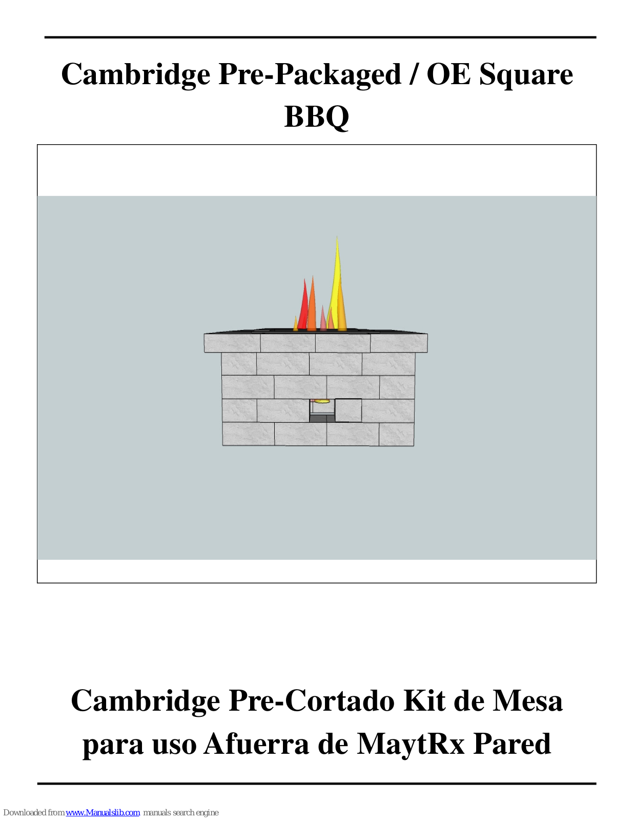 CAMBRIDGE OE Square User Manual