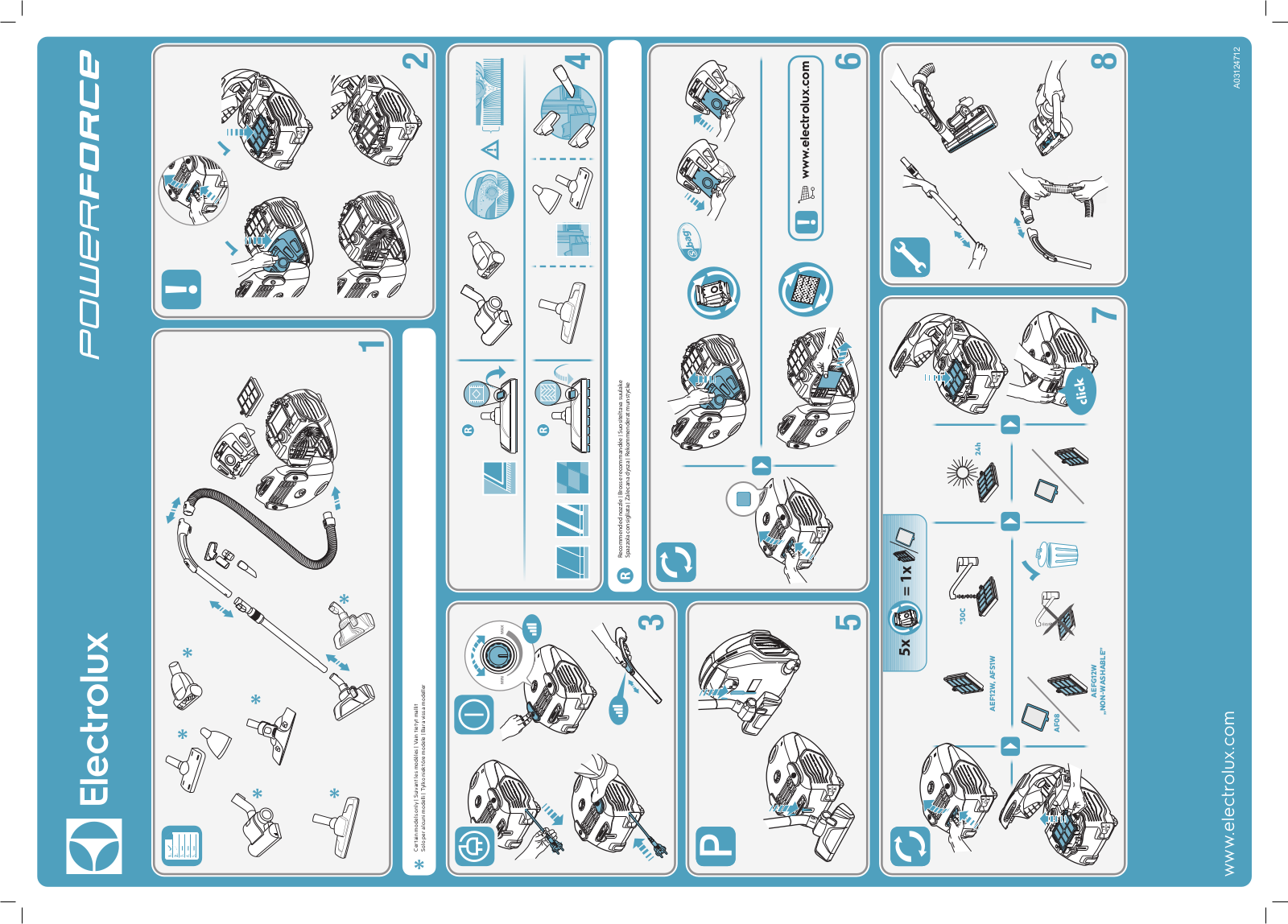 Electrolux EPF61RR, EPF65BR, EPF6ANIMAL User Manual