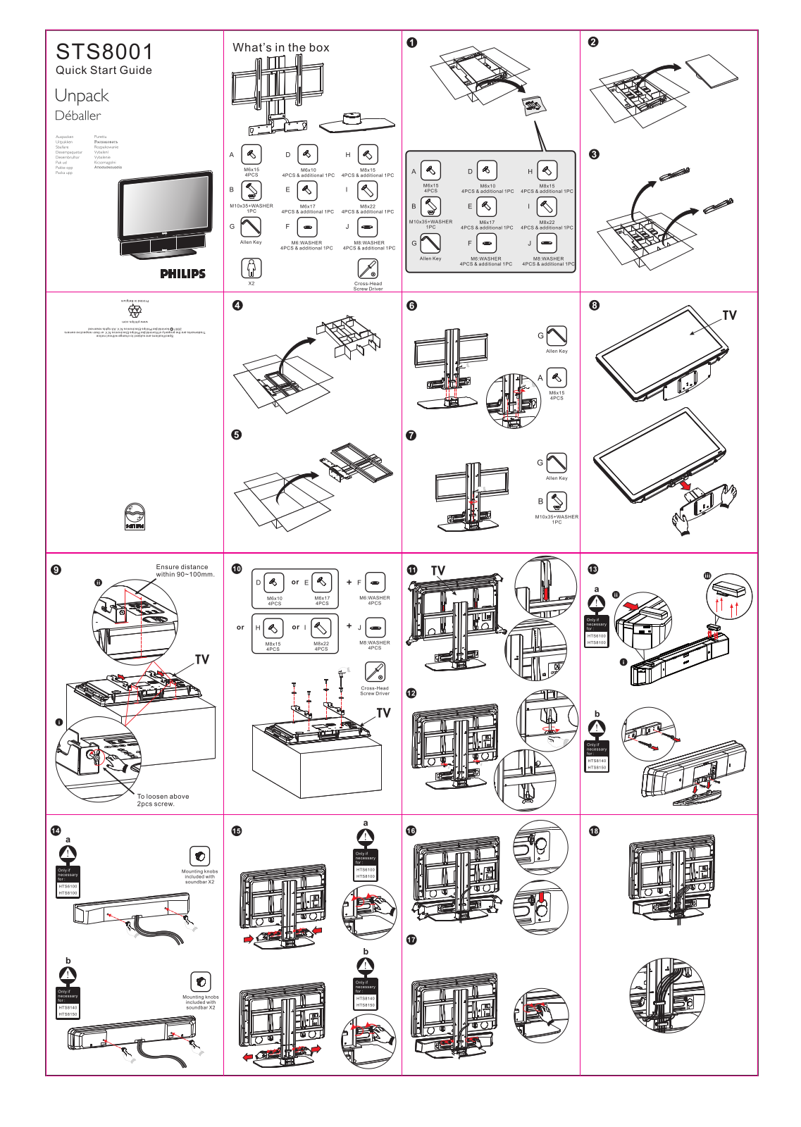 Philips HQ7390, MCM277, STS8001/00 User Manual