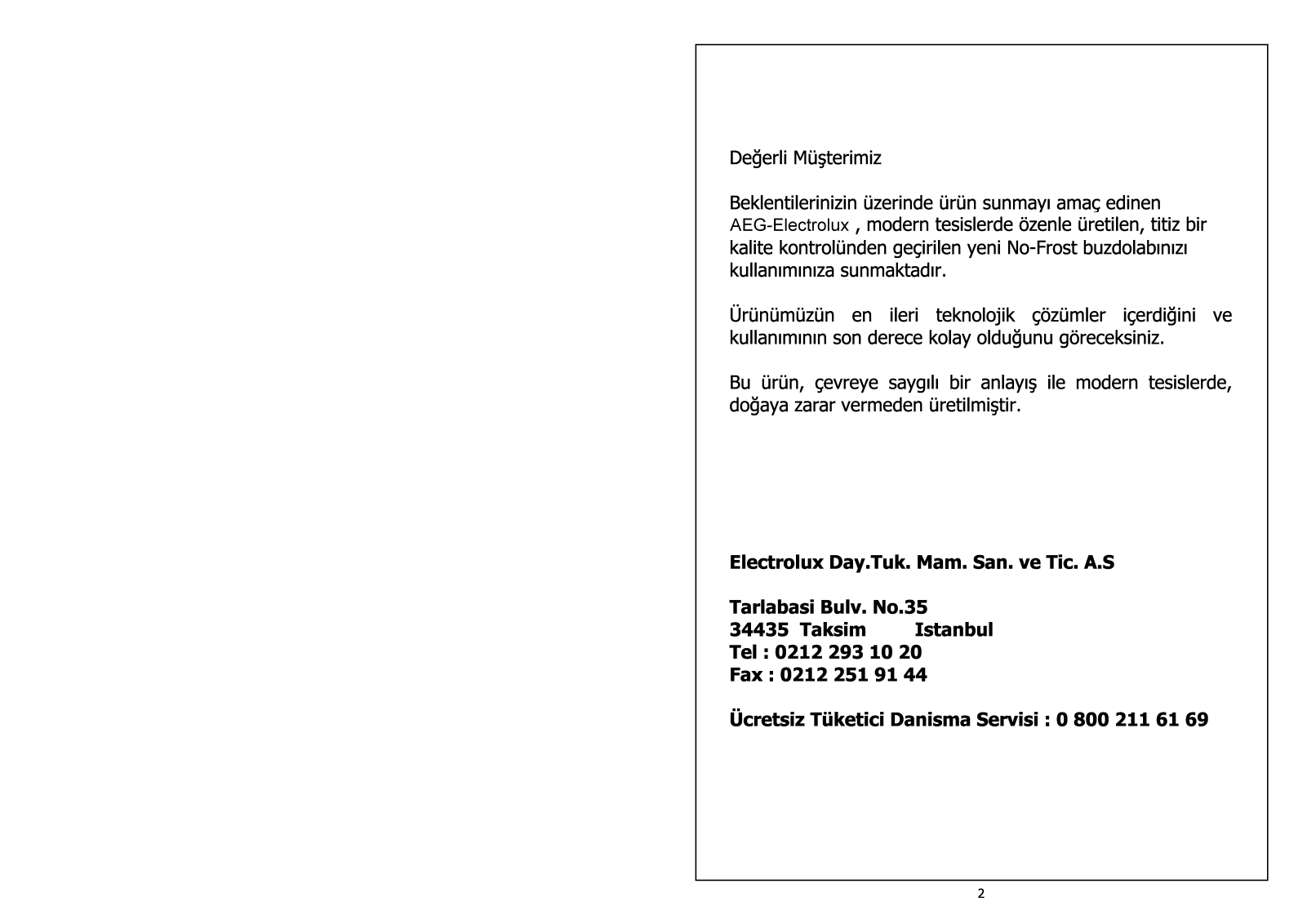 AEG S75486DT User Manual