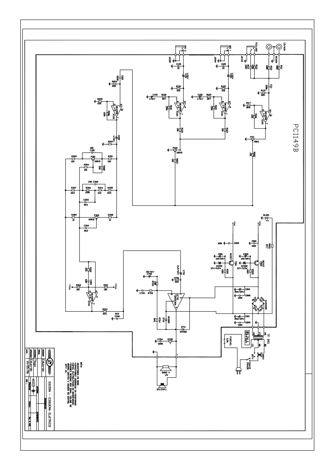 FRAHM SS 150 Schematic