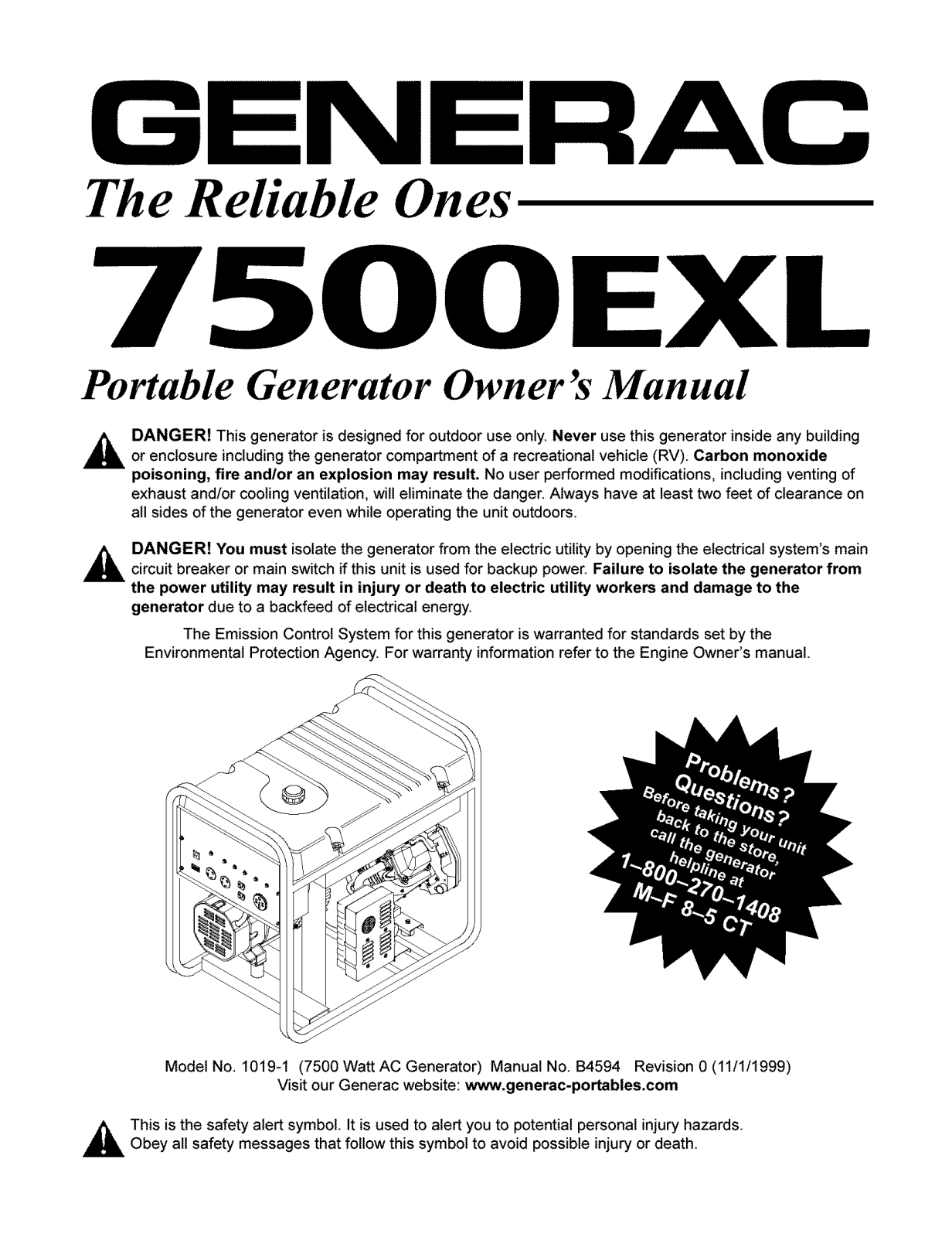Generac 1019-1 Owner’s Manual - ManualMachine.com