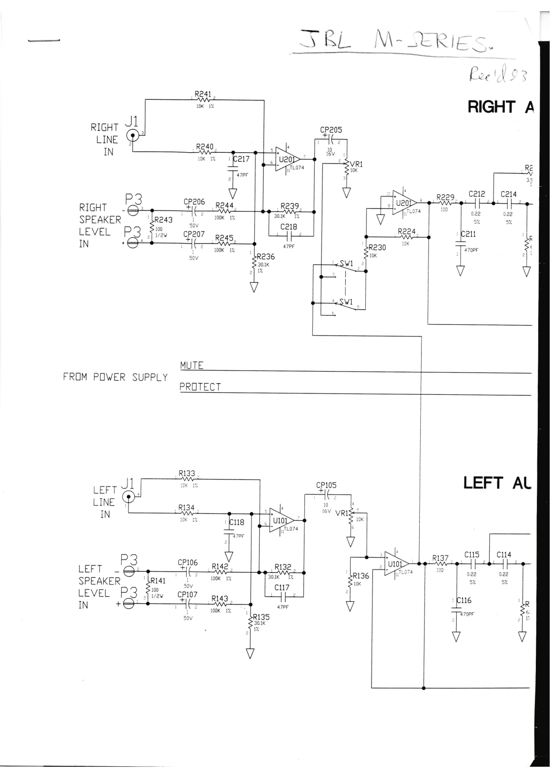 JBL m schematic