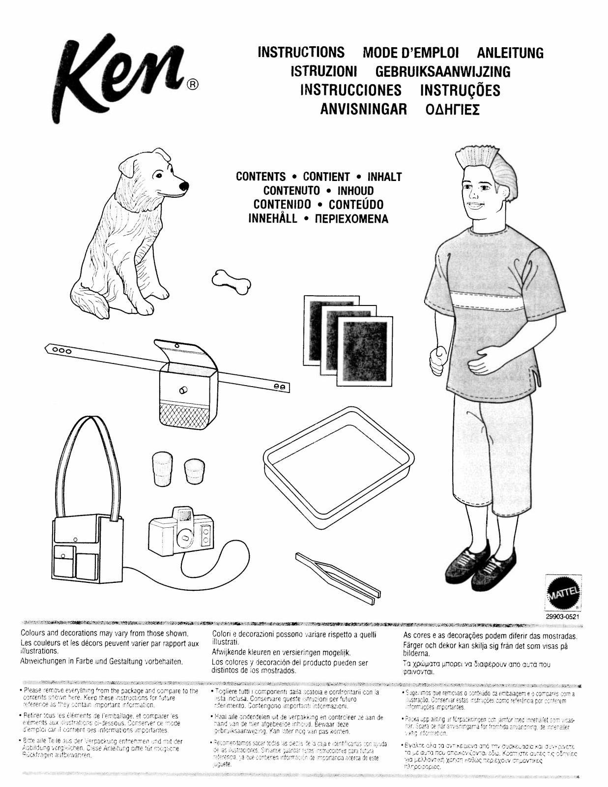 Fisher-Price 29903 Instruction Sheet