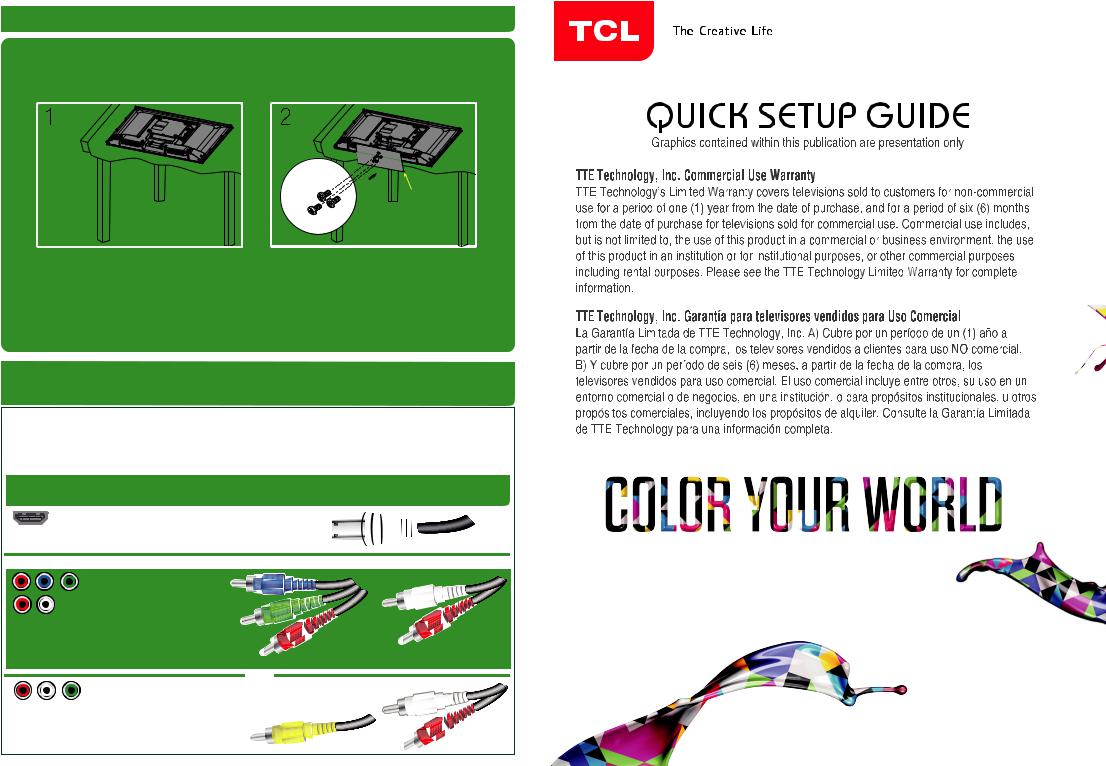 TCL 70-NAKSZN-LAB9A Quick Start Guide