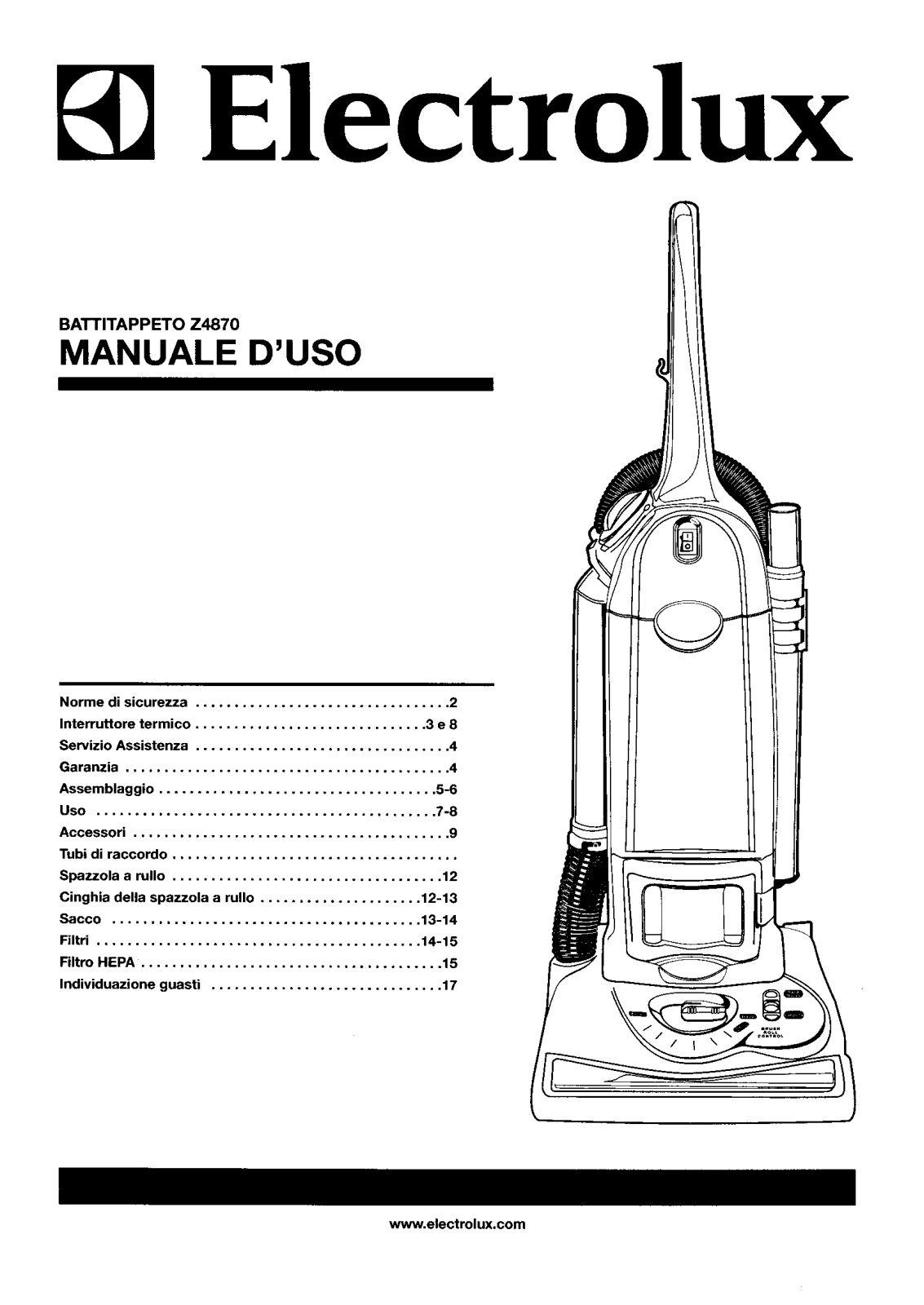 AEG Z4870 User Manual