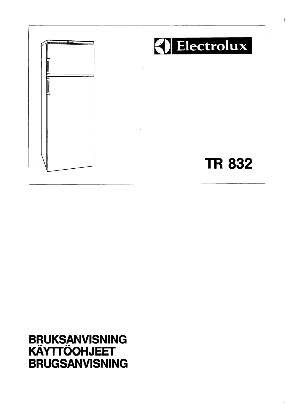 AEG TR832 User Manual