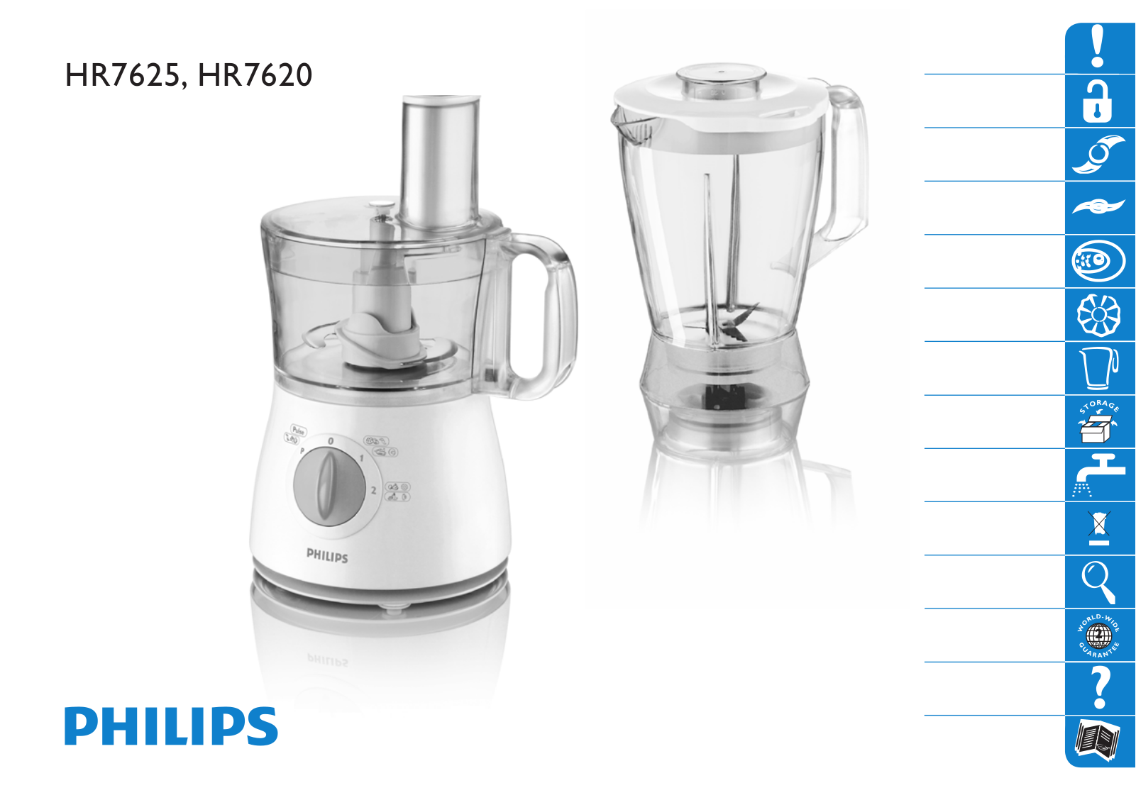 Philips HR7625, HR7620 Quick start guide