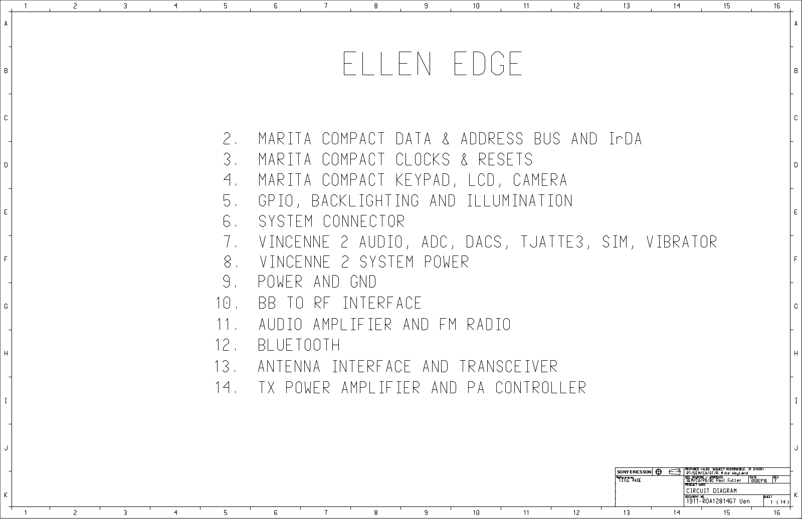 SE W600 Schematic - ManualMachine.com