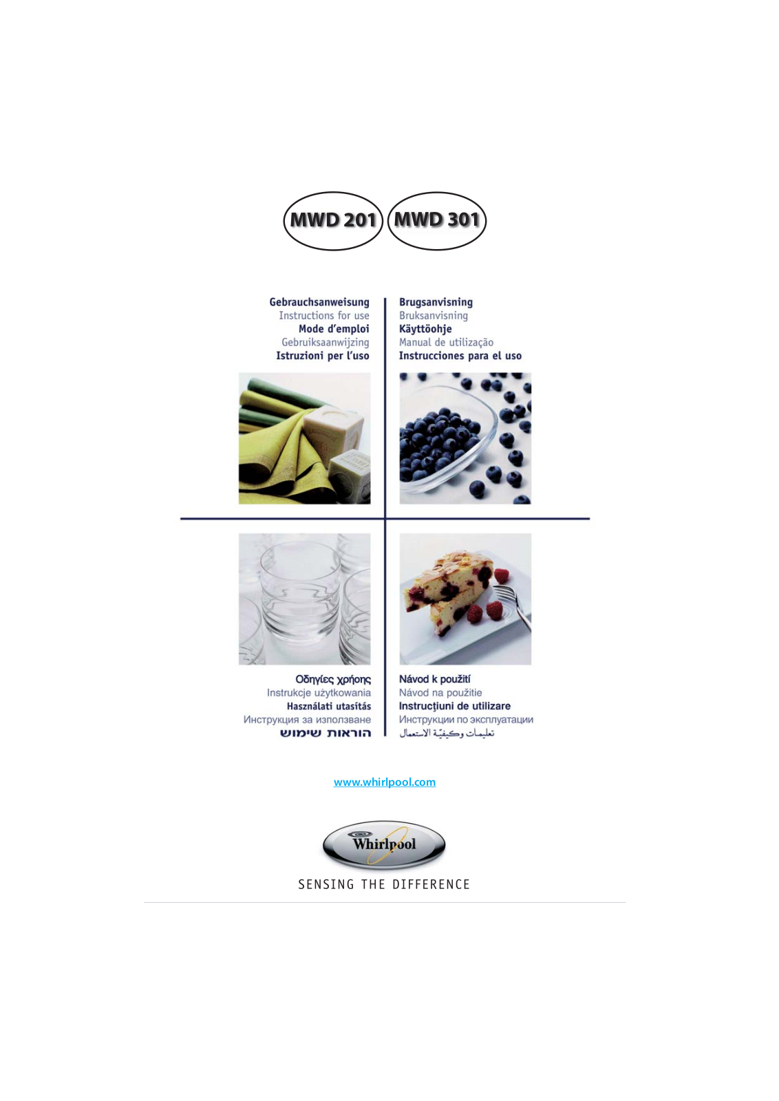 WHIRLPOOL MWD 301 WH User Manual