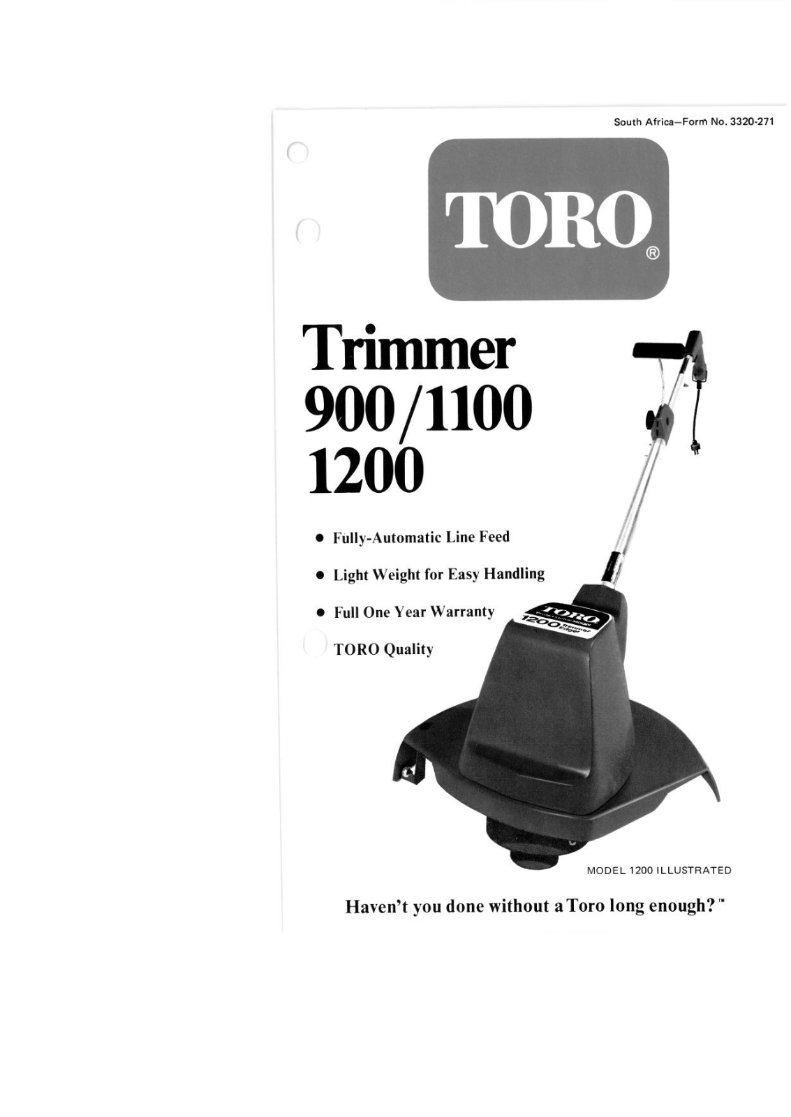 Toro 51215, 51316, 51415 Operator's Manual