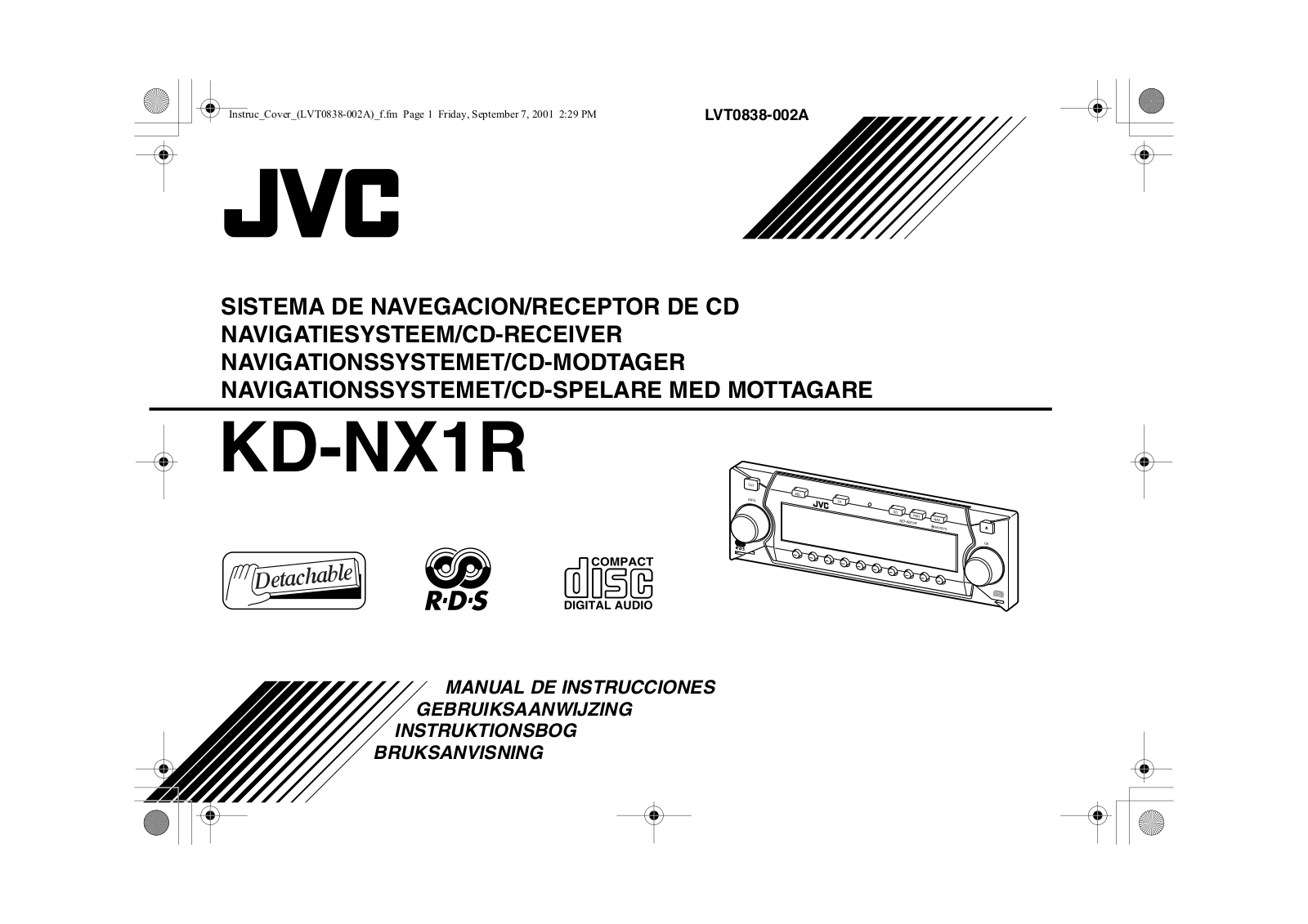 Jvc KDNX1R User Manual