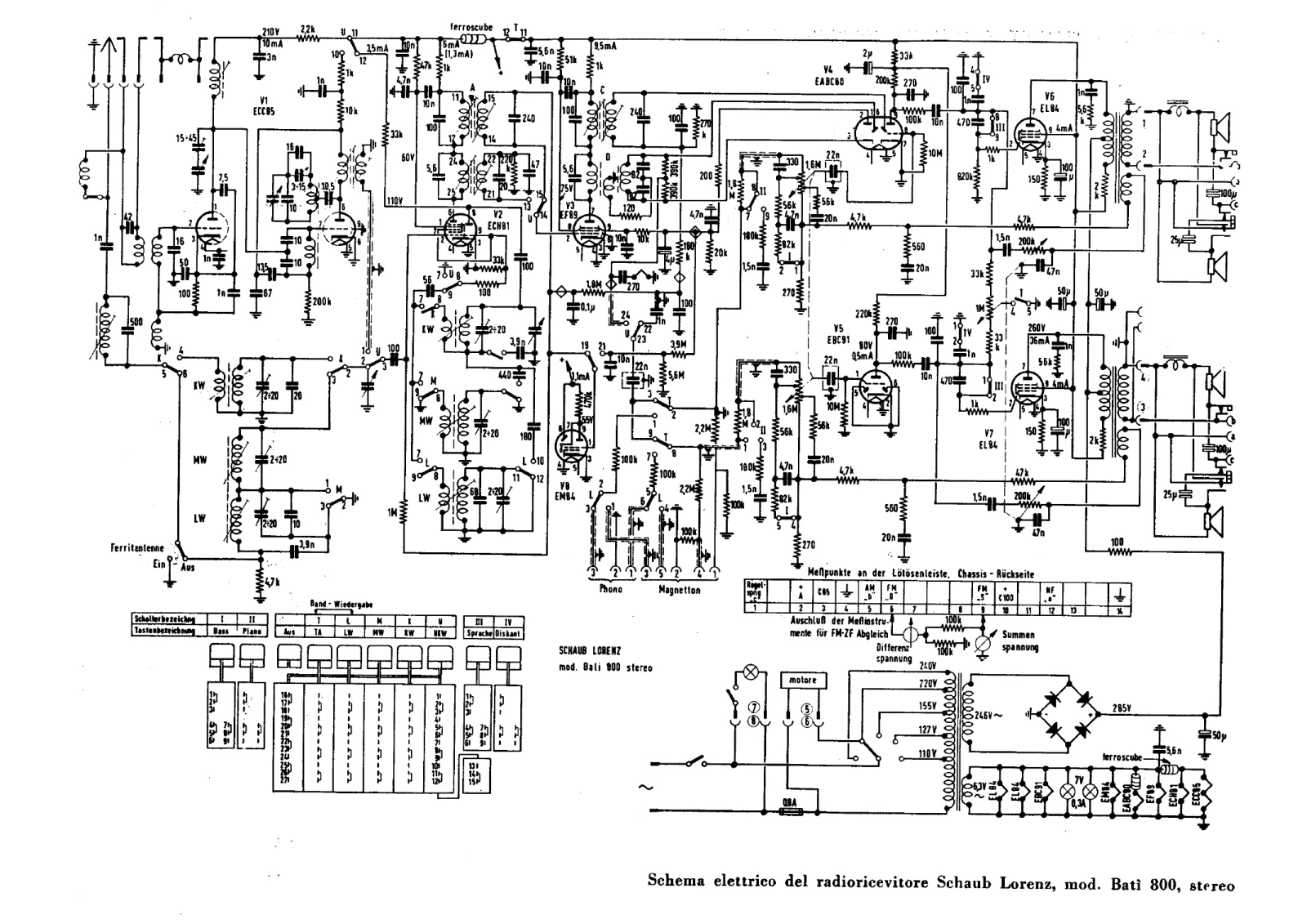 Itt Schaub-Lorenz-Bati-800 Schematic