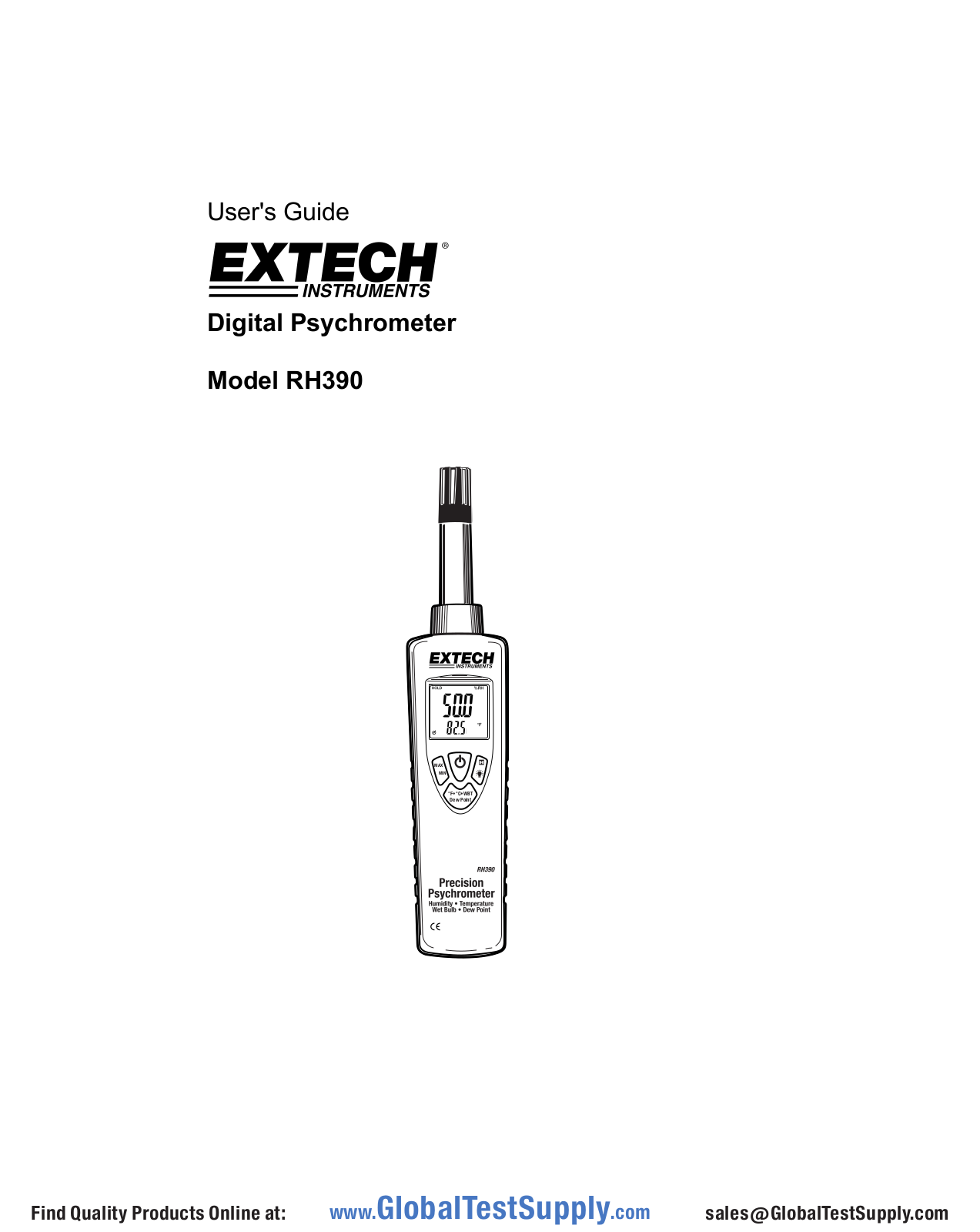 Extech Instruments RH390-NIST User manual - ManualMachine.com