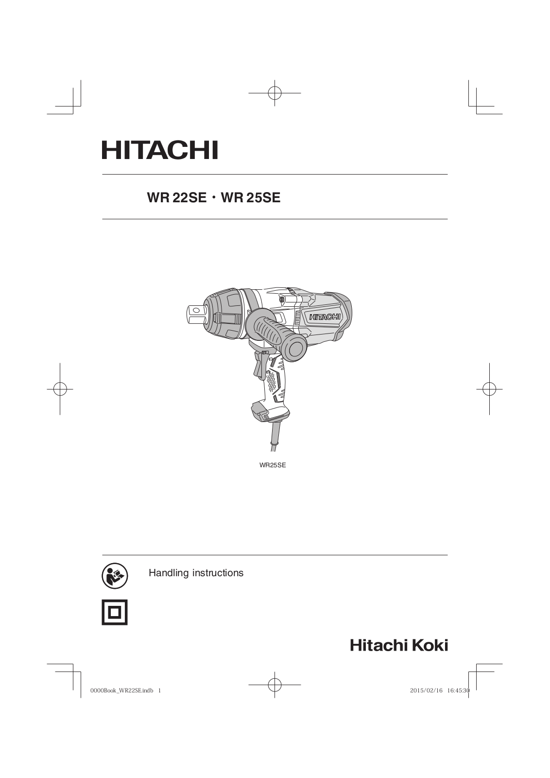 Hitachi WR 22SE, WR 25SE Handling Instructions Manual