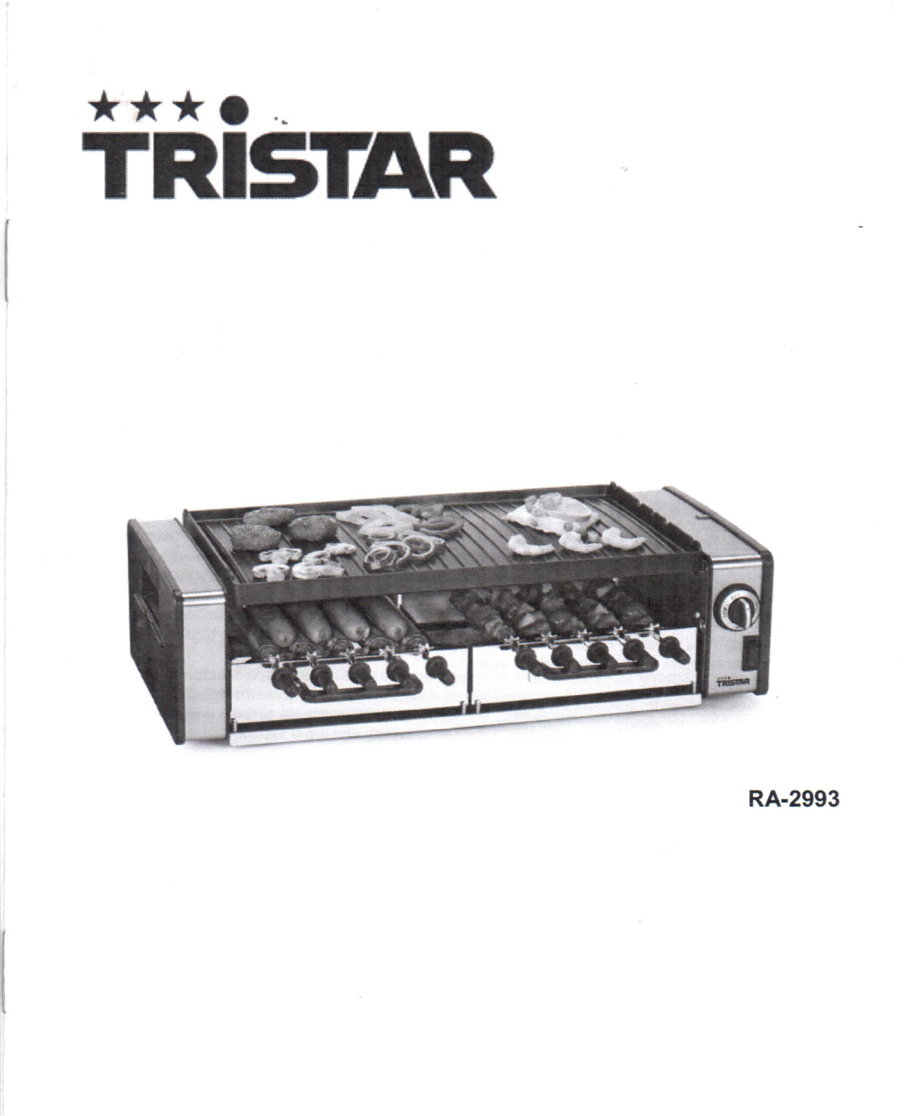 Tristar RA-2993 User Manual