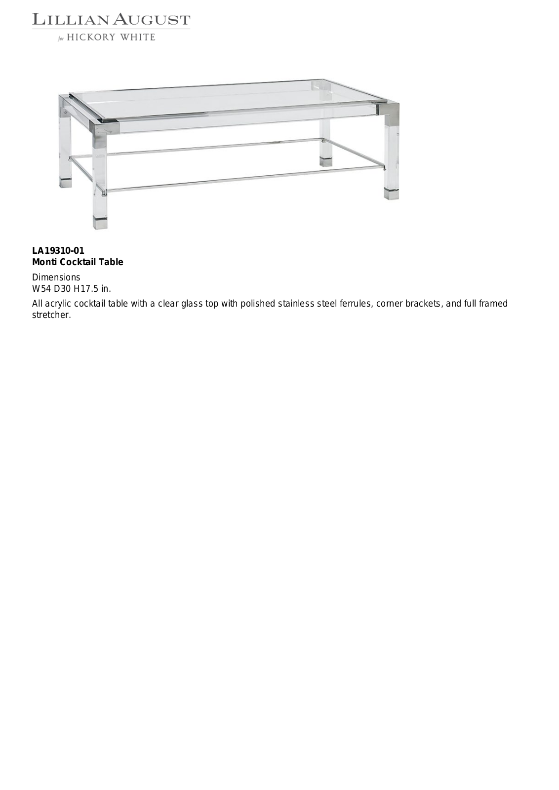 Lillian August PCFE2123 Specifications - ManualMachine.com
