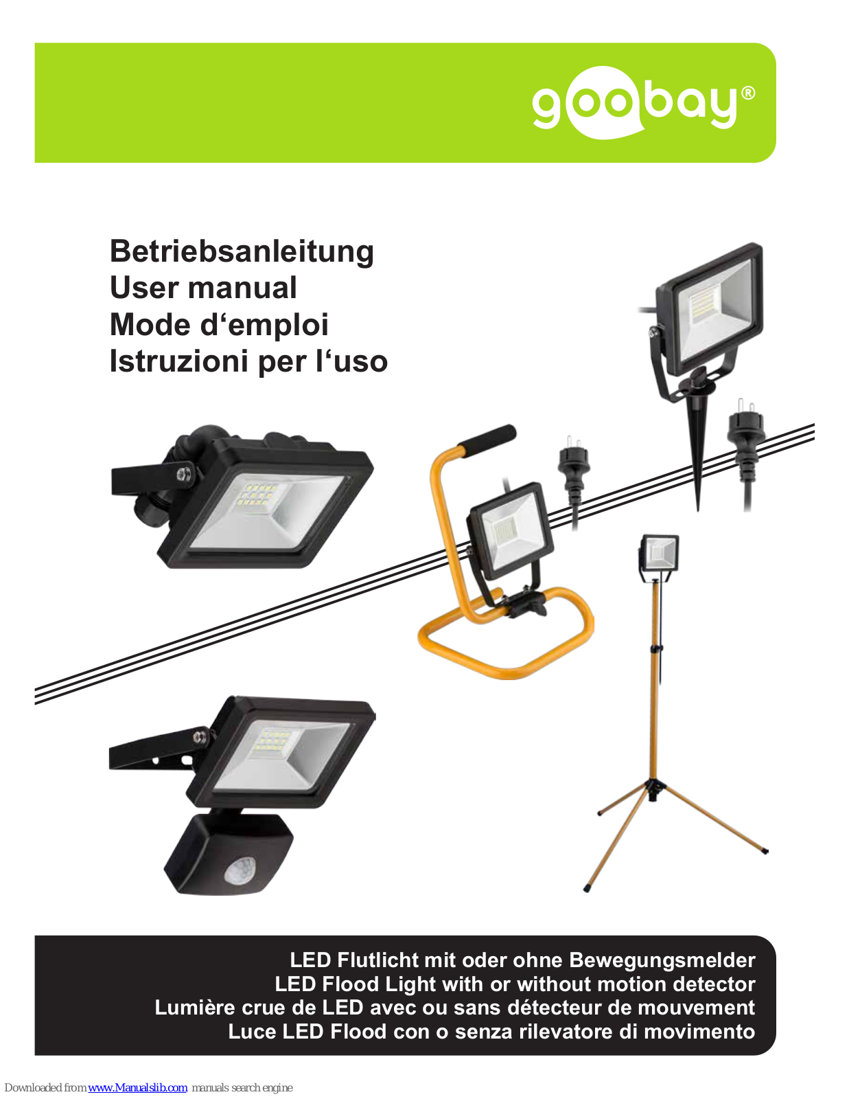 Goobay 59085, 59002, 59086, 59001, 59087 User Manual