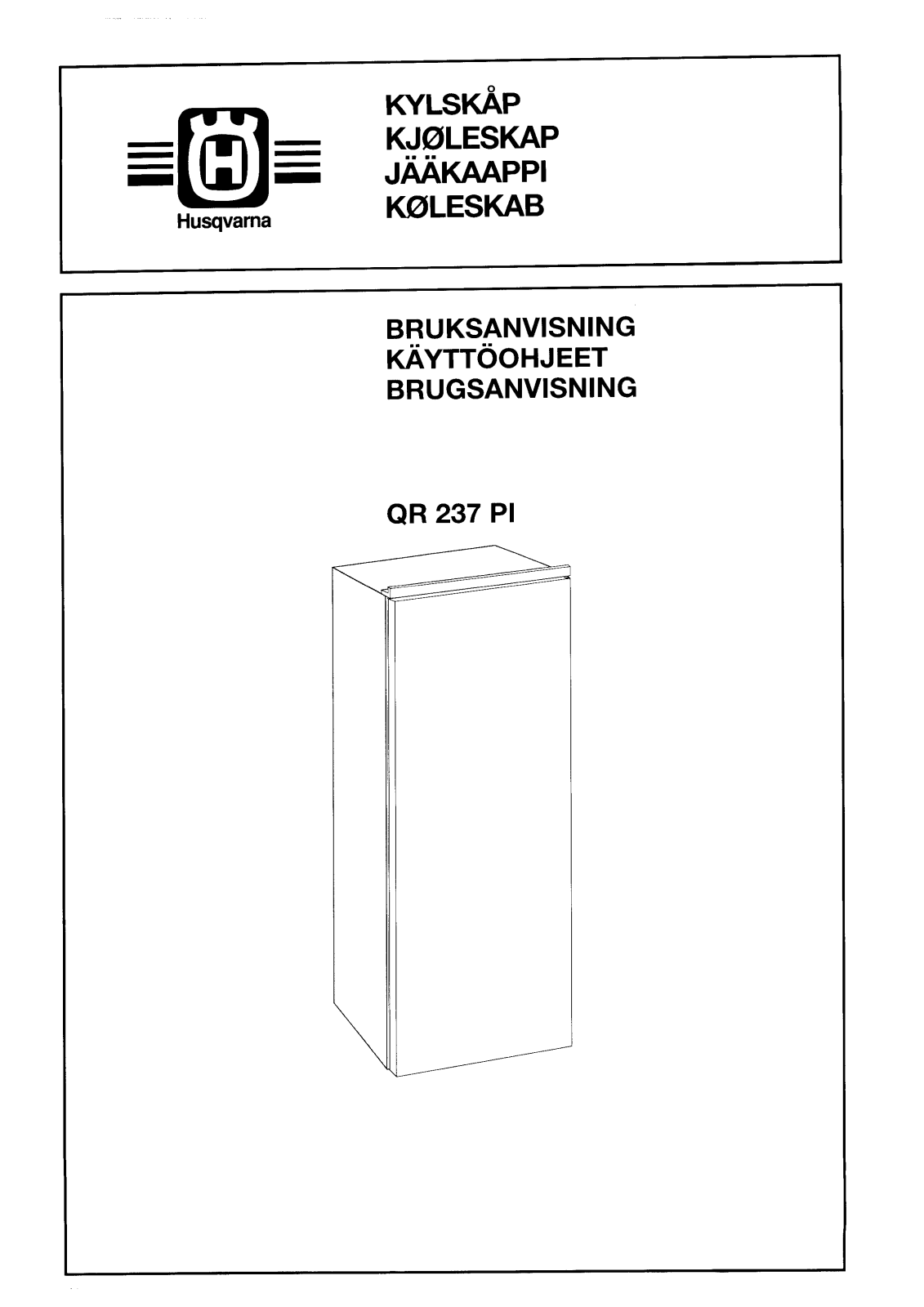 Husqvarna QR237PI User Manual