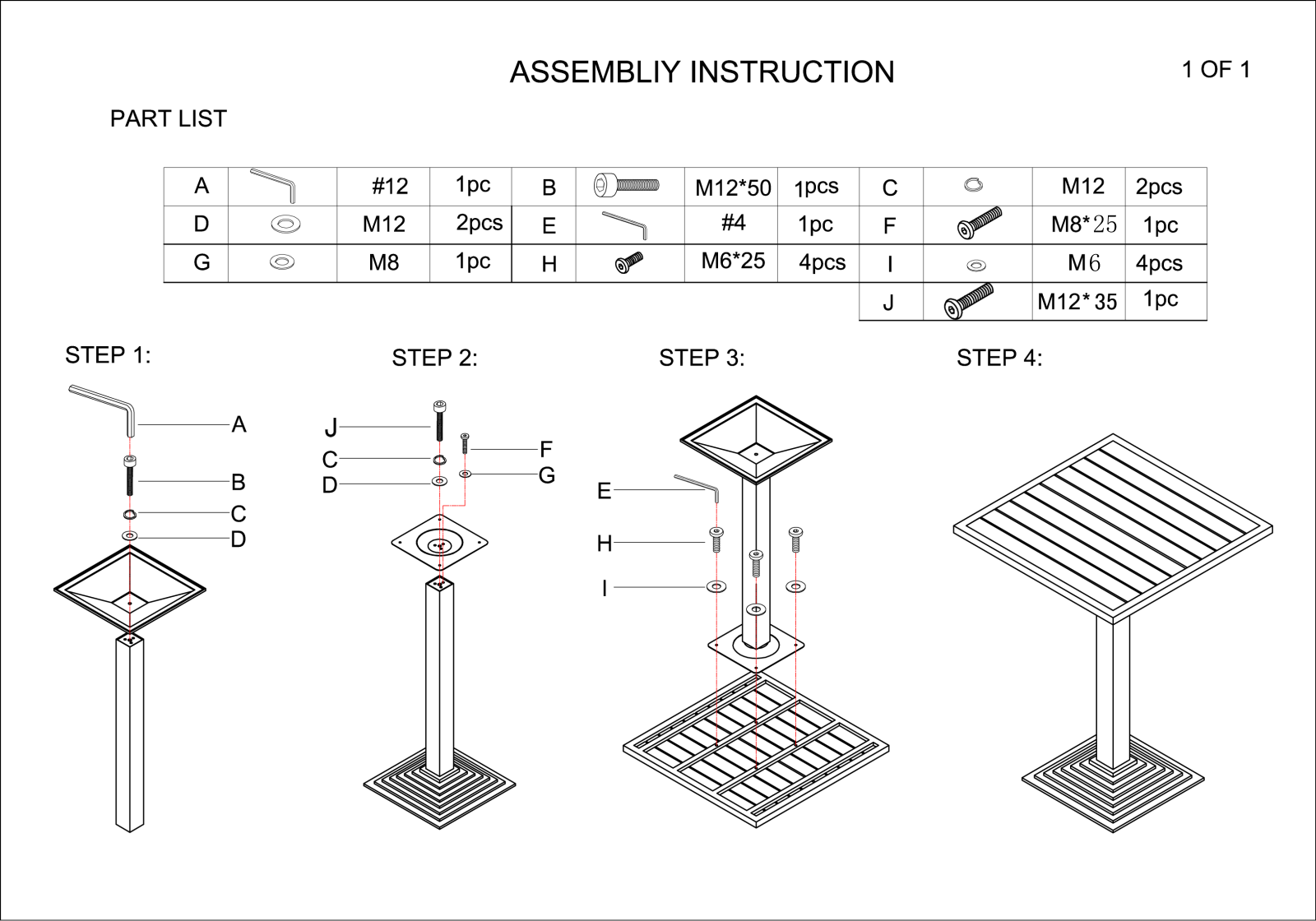 Armen Living SETODMABTGR, LCMABTGR Assembly Guide - ManualMachine.com