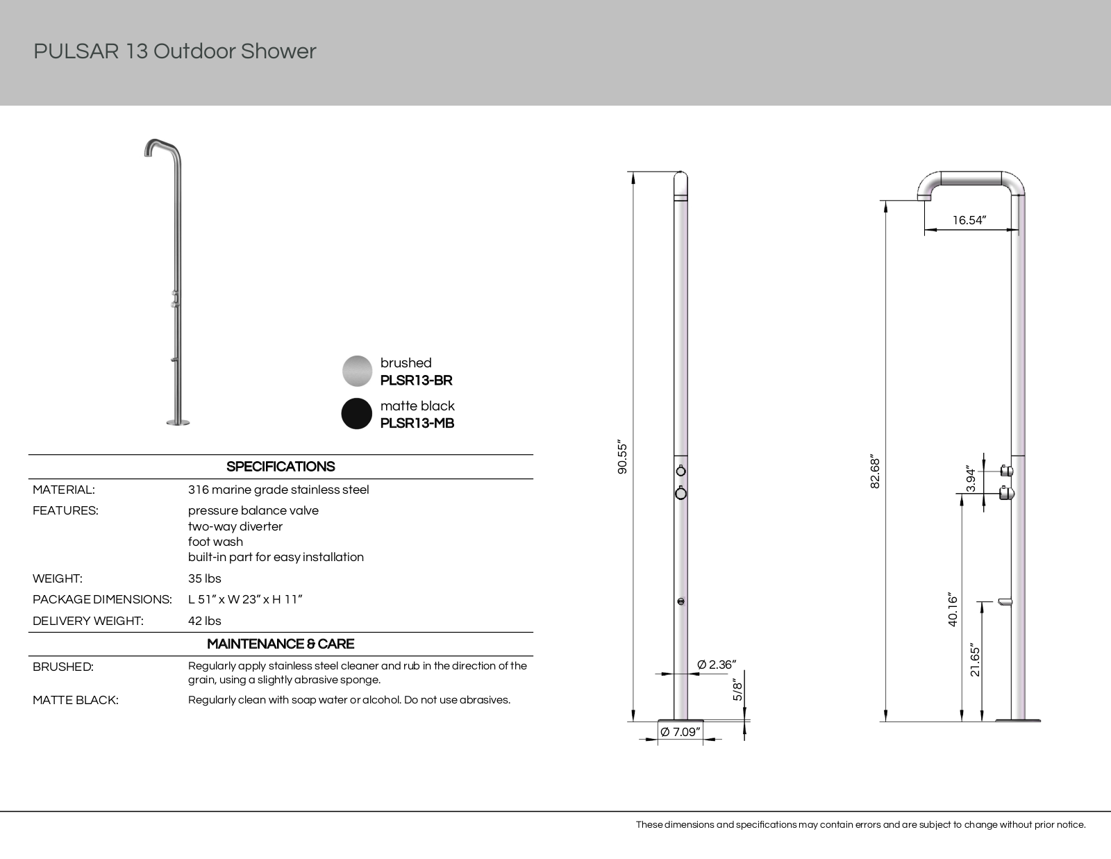 Pulsar XXP10019 Specifications - ManualMachine.com