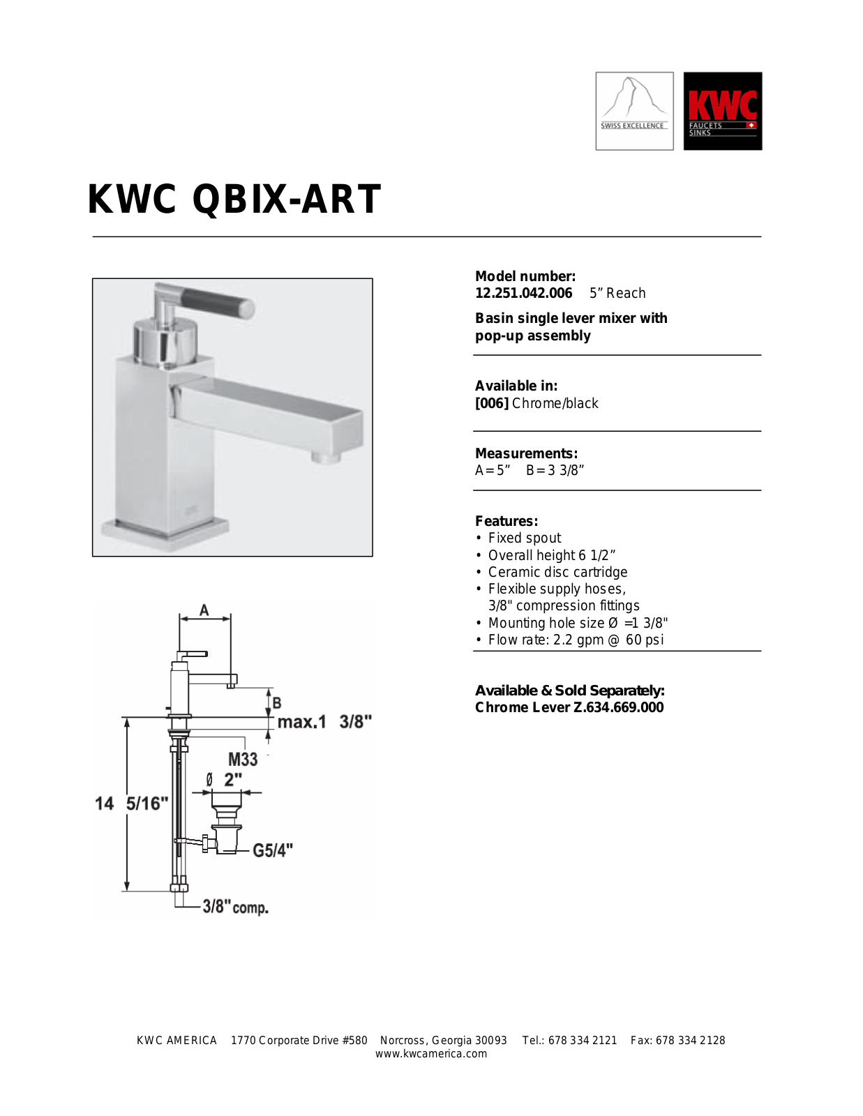 KWC 12.251.042.006 User Manual