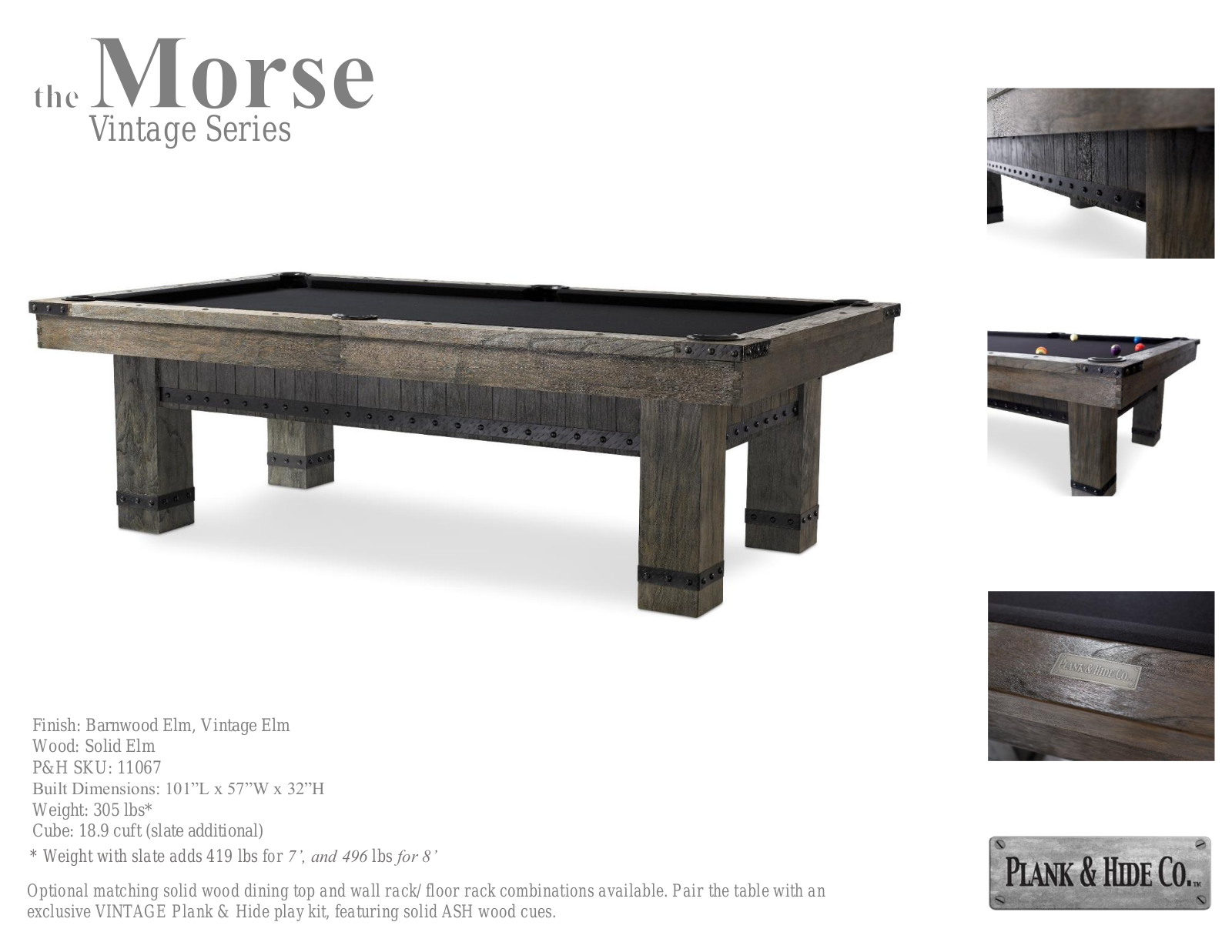 Plank & Hide PLKD1812 Specifications - ManualMachine.com