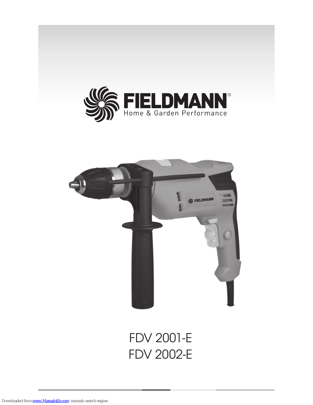 Fieldmann FDV 2001-E, FDV 2002-E Instruction Manual