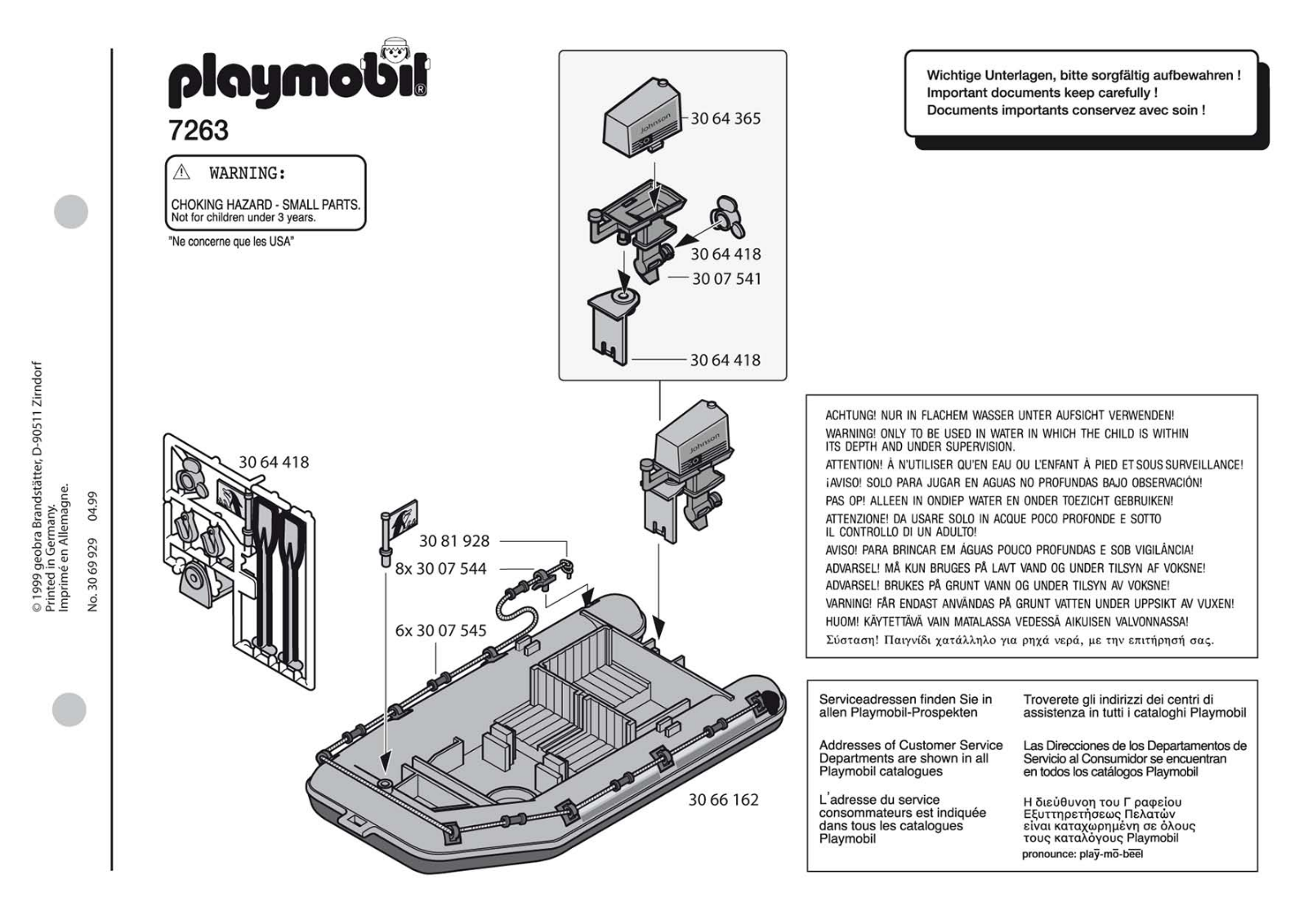 Playmobil 7263 Instructions