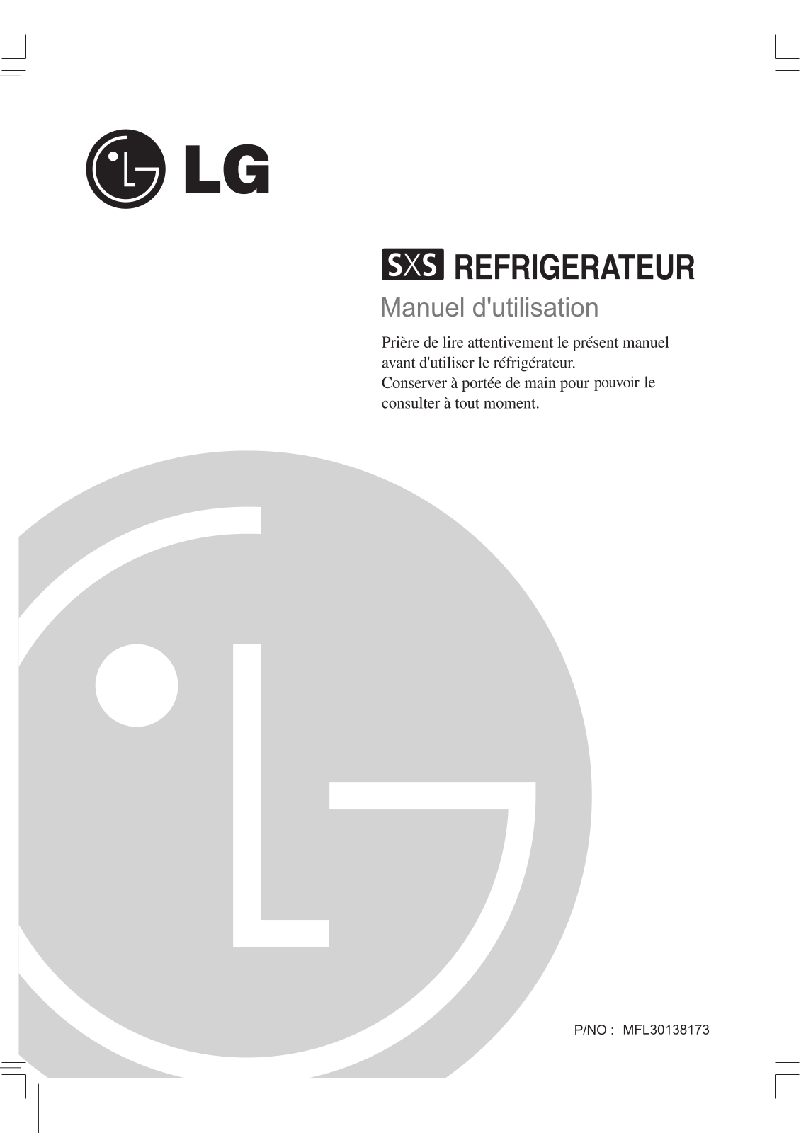 LG GC-P207WLQ User manual