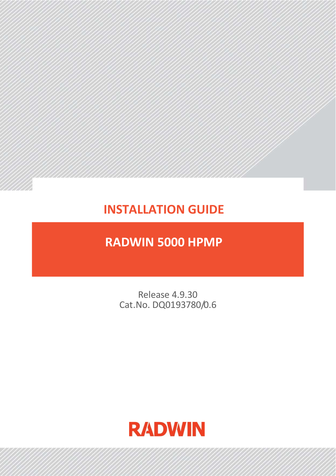 Radwin BFJET5X User Manual