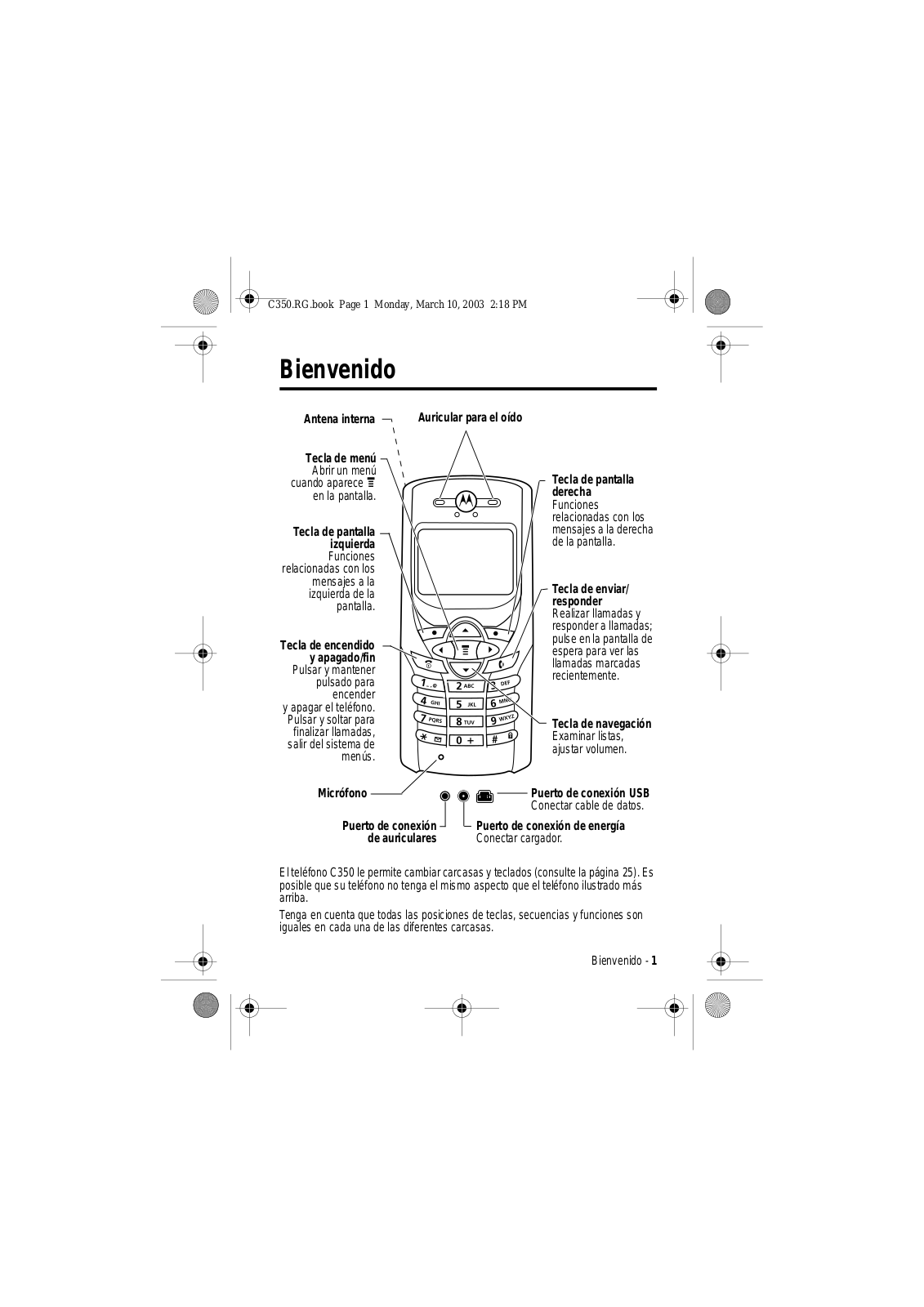 Motorola C350 User Manual