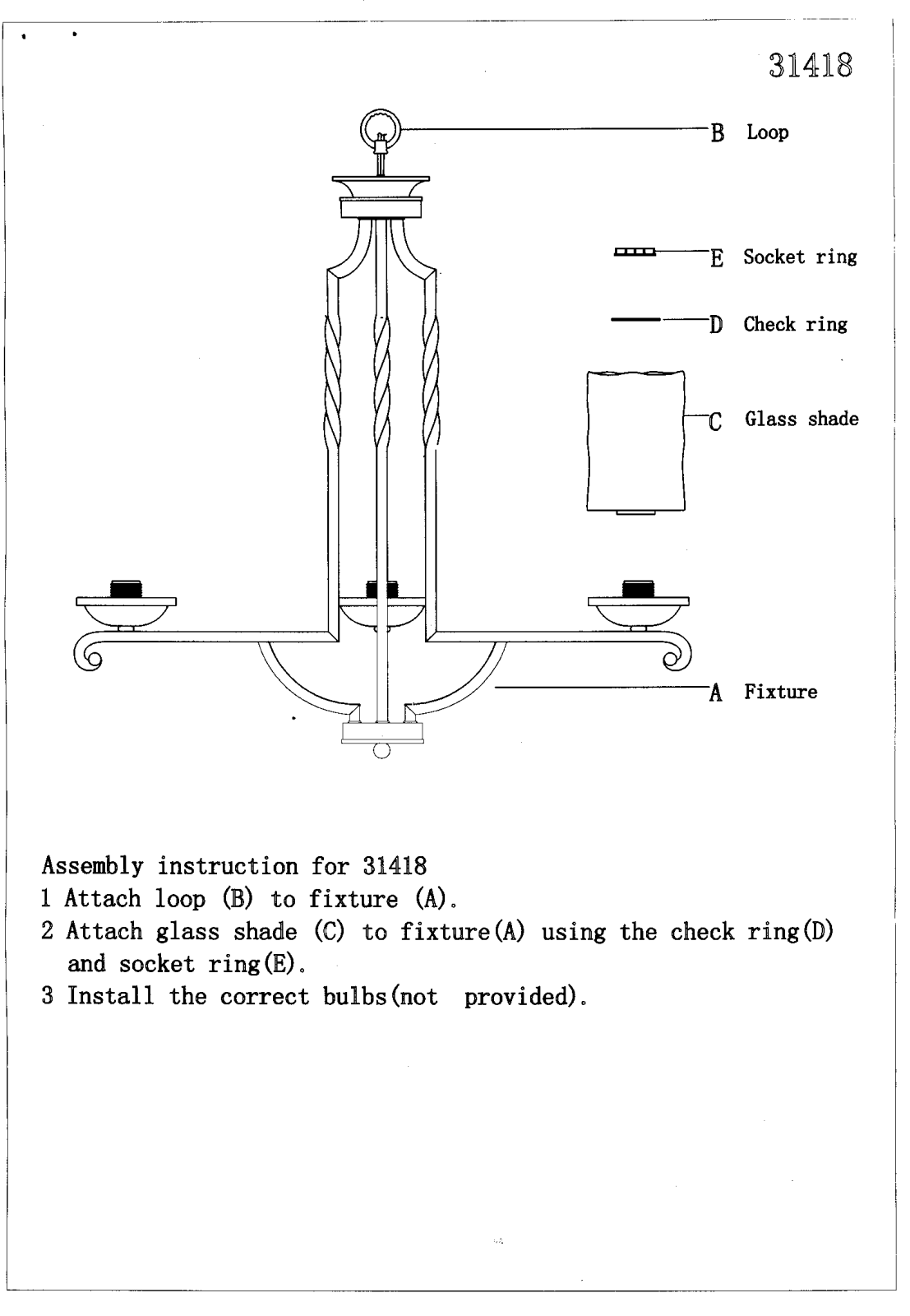 Triarch 31418 User Manual