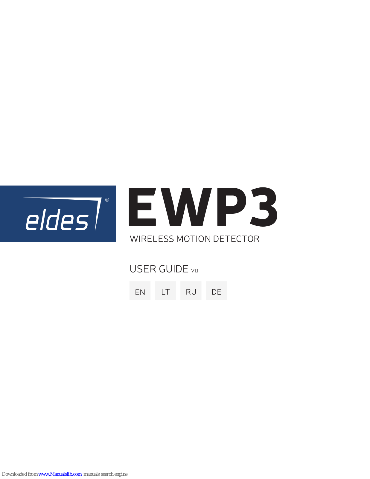 Eldes EWP3 User Manual - ManualMachine.com