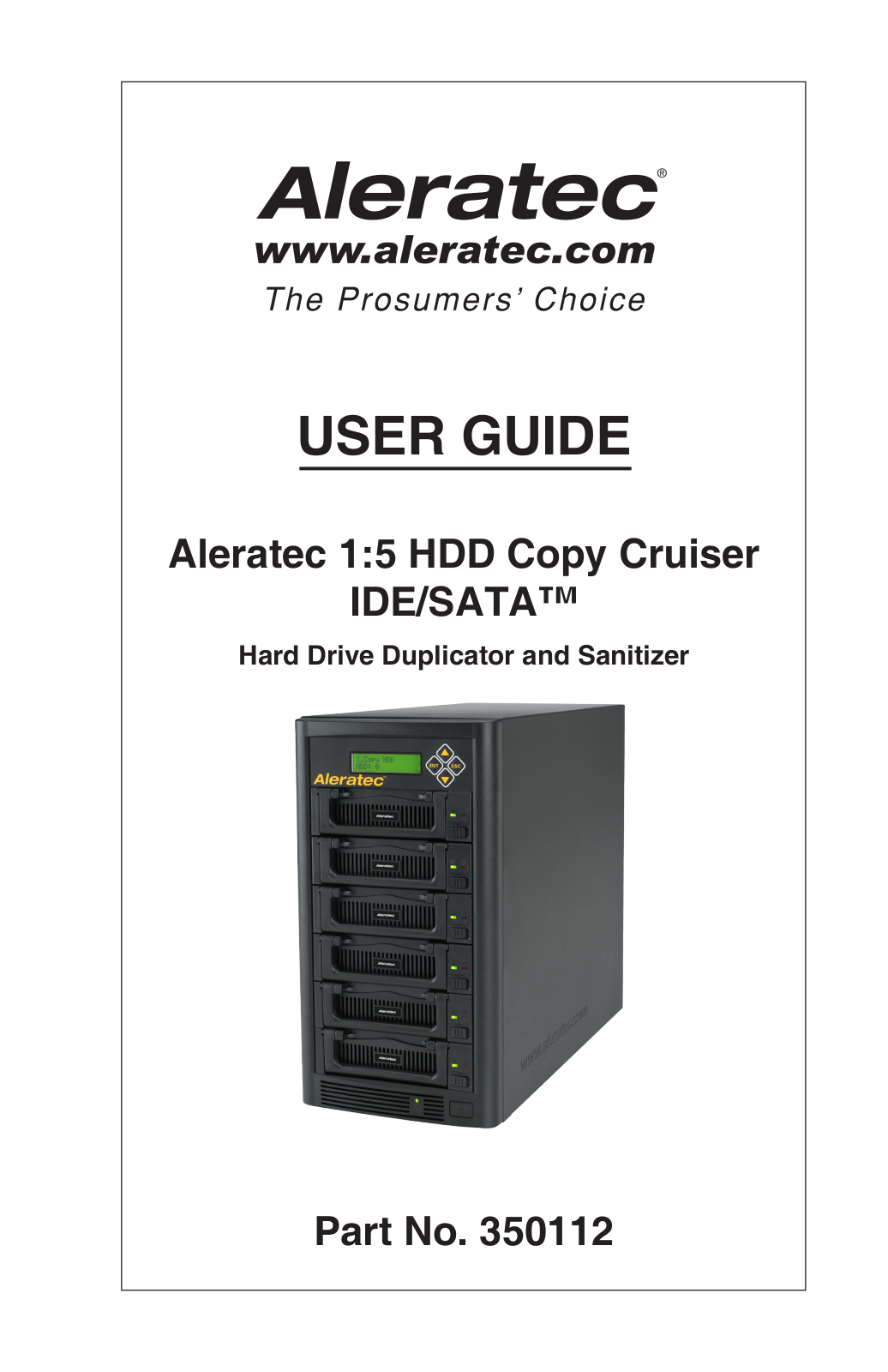 Aleratec 350112 User Manual - ManualMachine.com