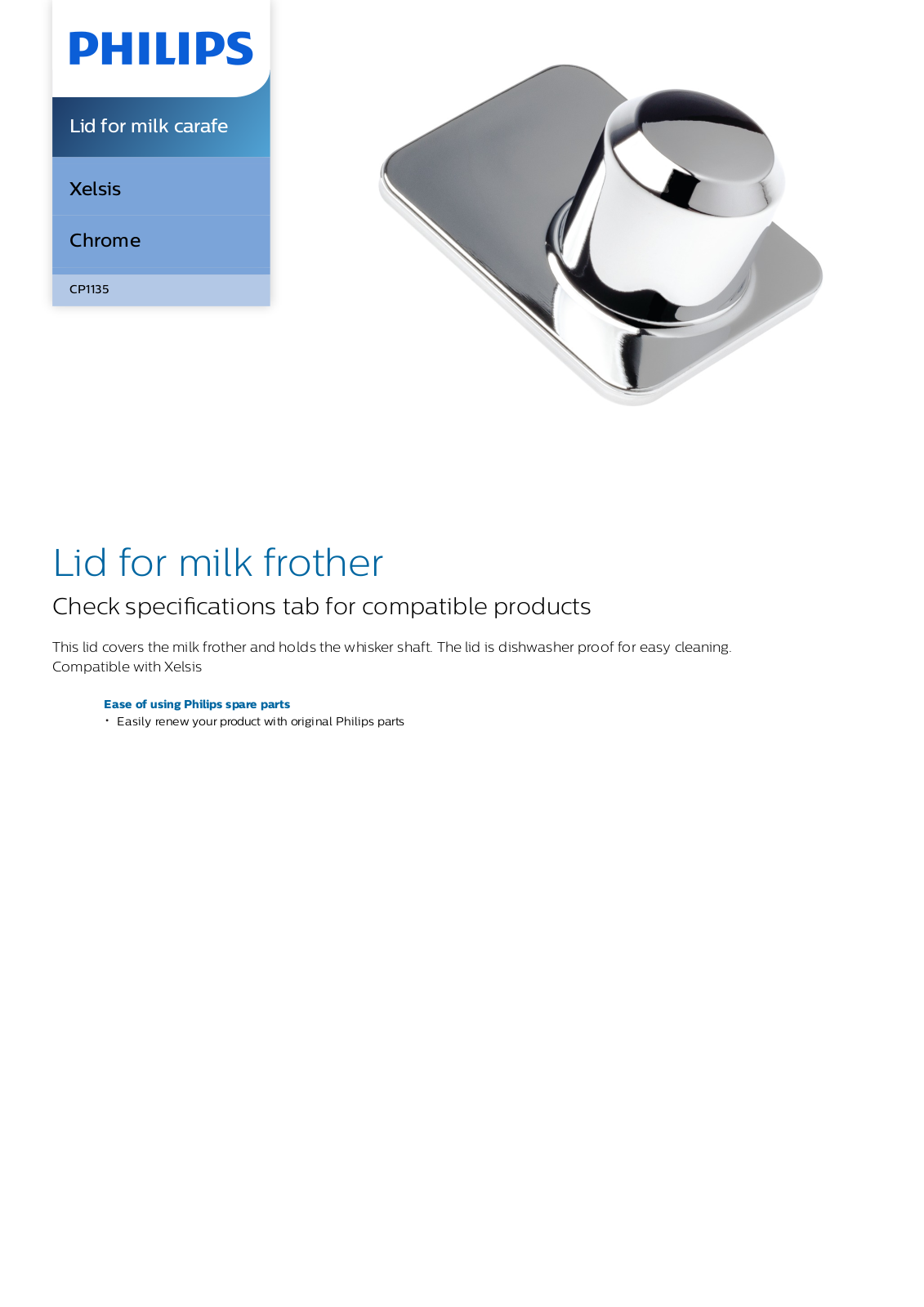Philips CP1135/01 leaflet - ManualMachine.com
