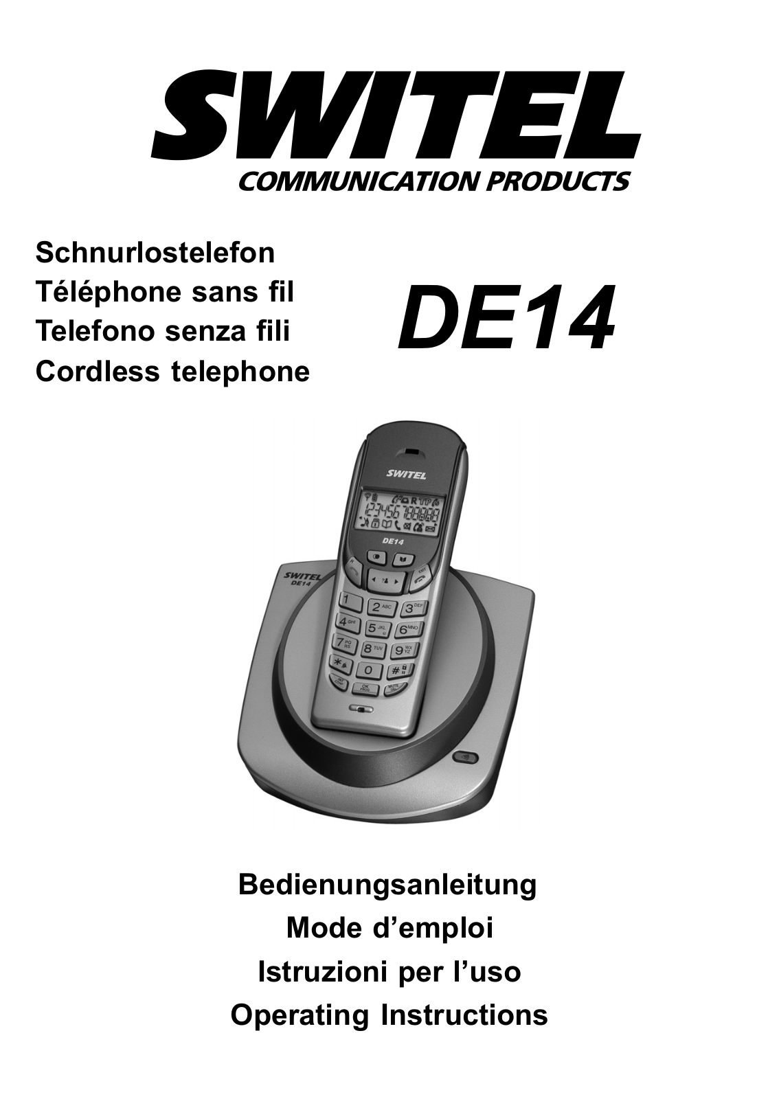 switel DE14, DE142 Operating Instructions Manual - ManualMachine.com