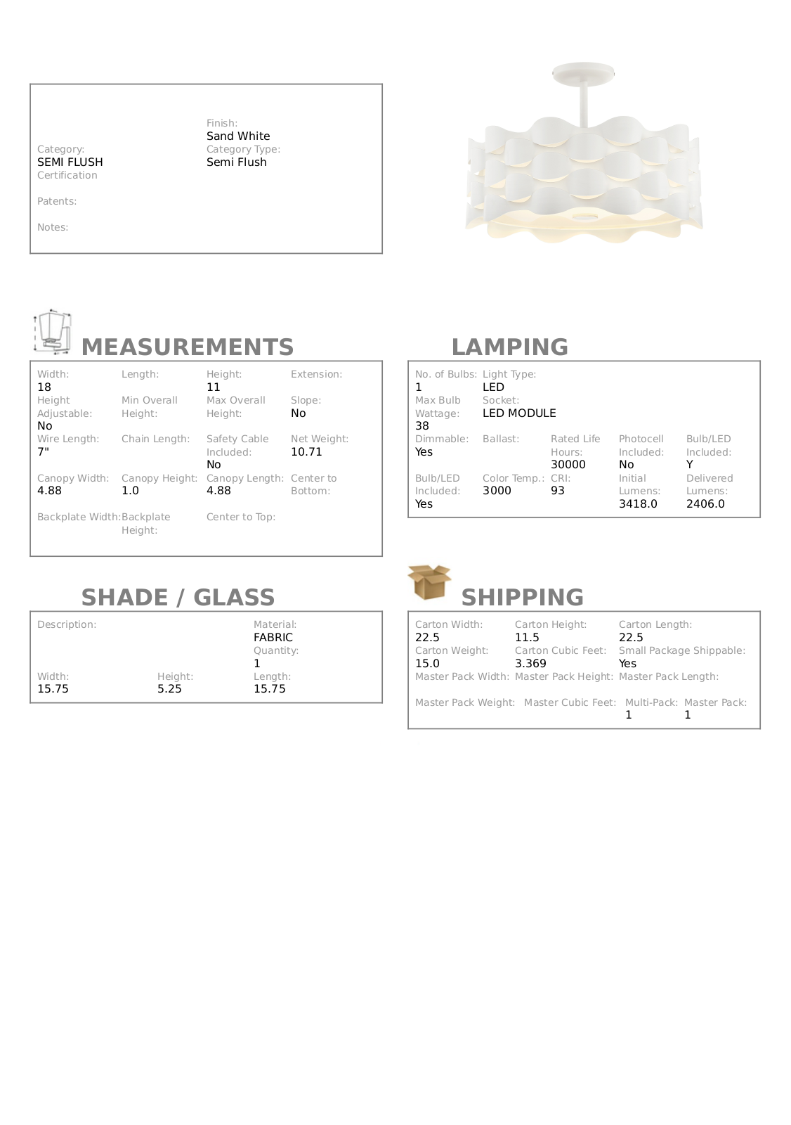 AllModern OREL8920 Specifications - ManualMachine.com