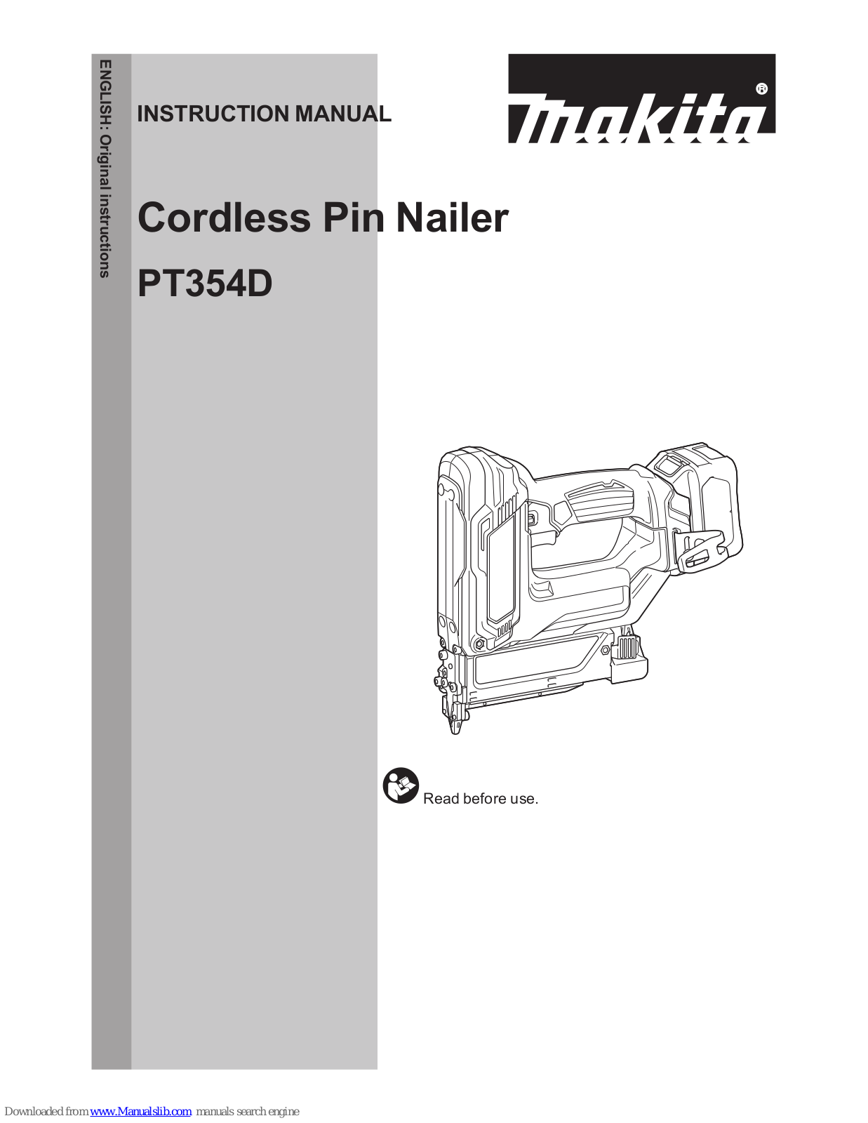 Makita PT354D Instruction Manual